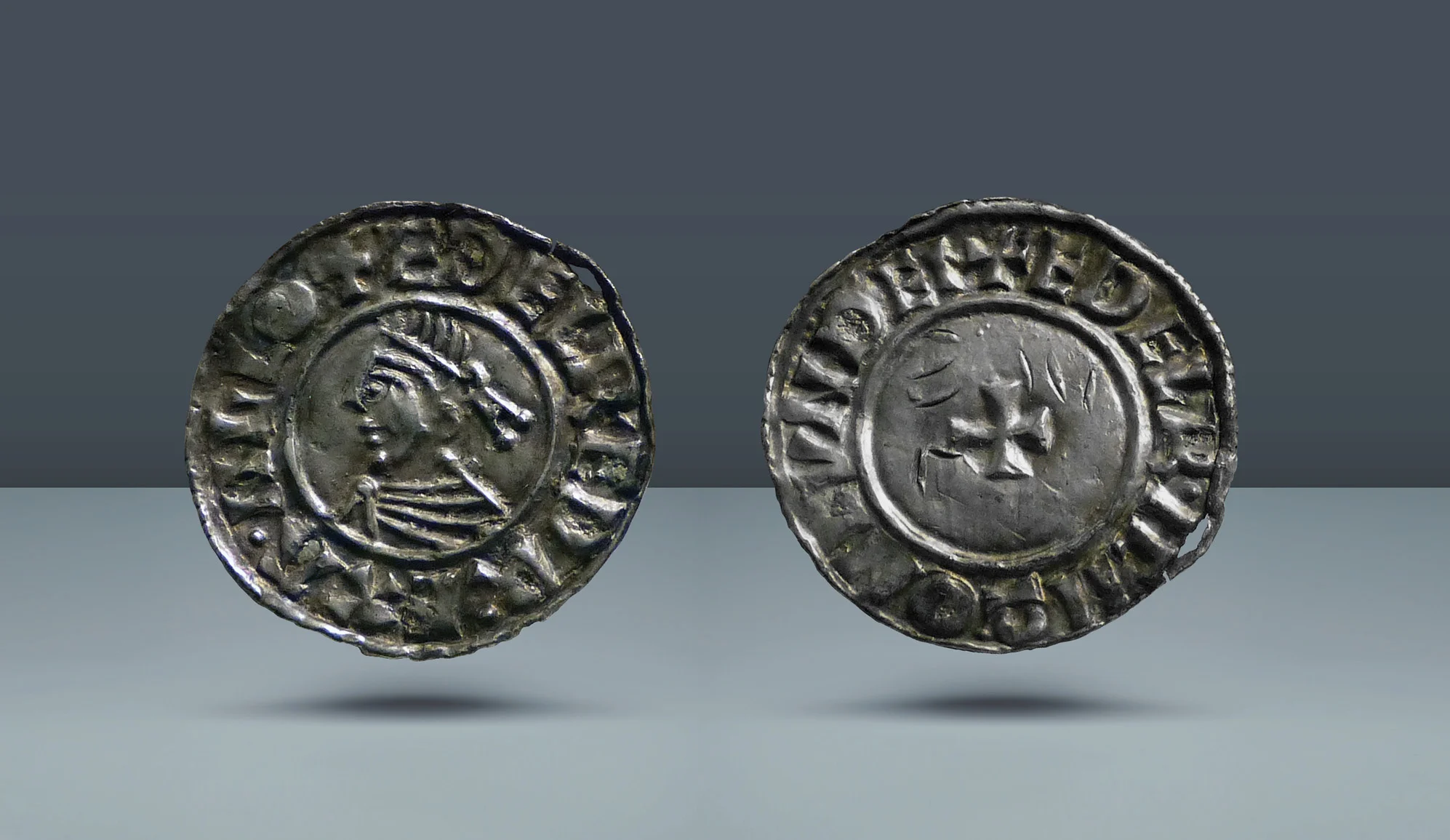 Kings of all England, Aethelred II.  978-1016 AD