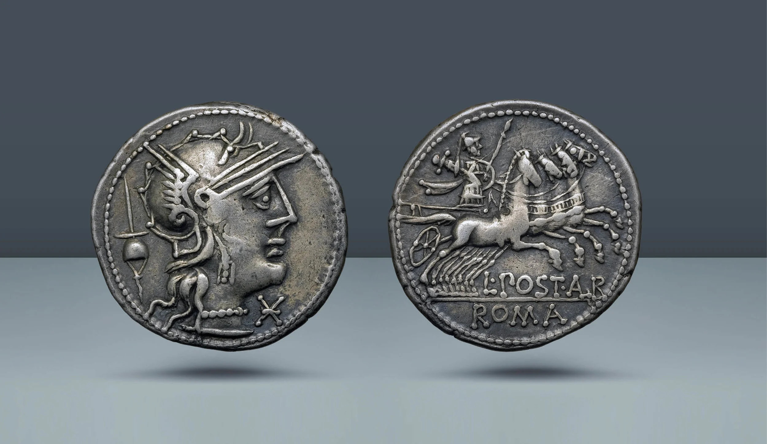 Roman Republic, L. Postumius Albinus. Rome, c. 131 BC