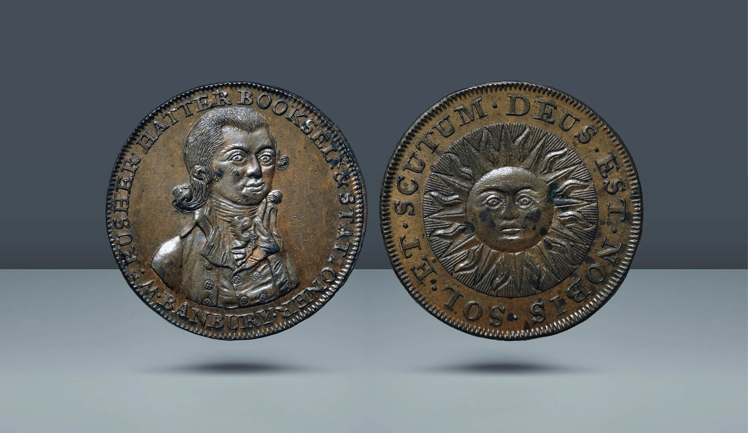 British Token, Oxfordshire 1. Banbury. 1700's
