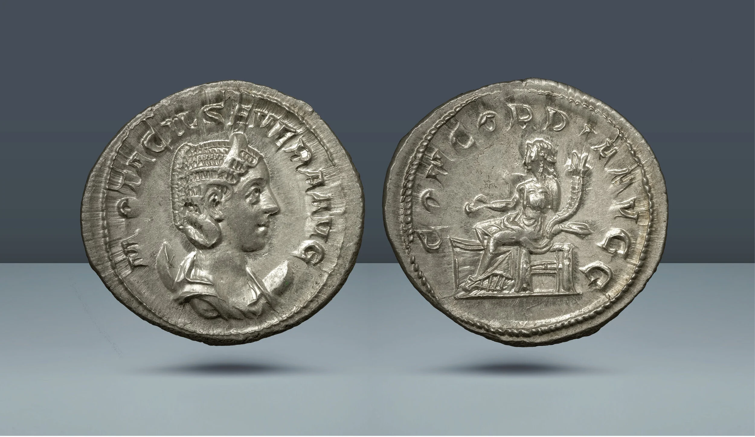 Otacilia Severa, wife of Philip I. 244-249 AD. Rome