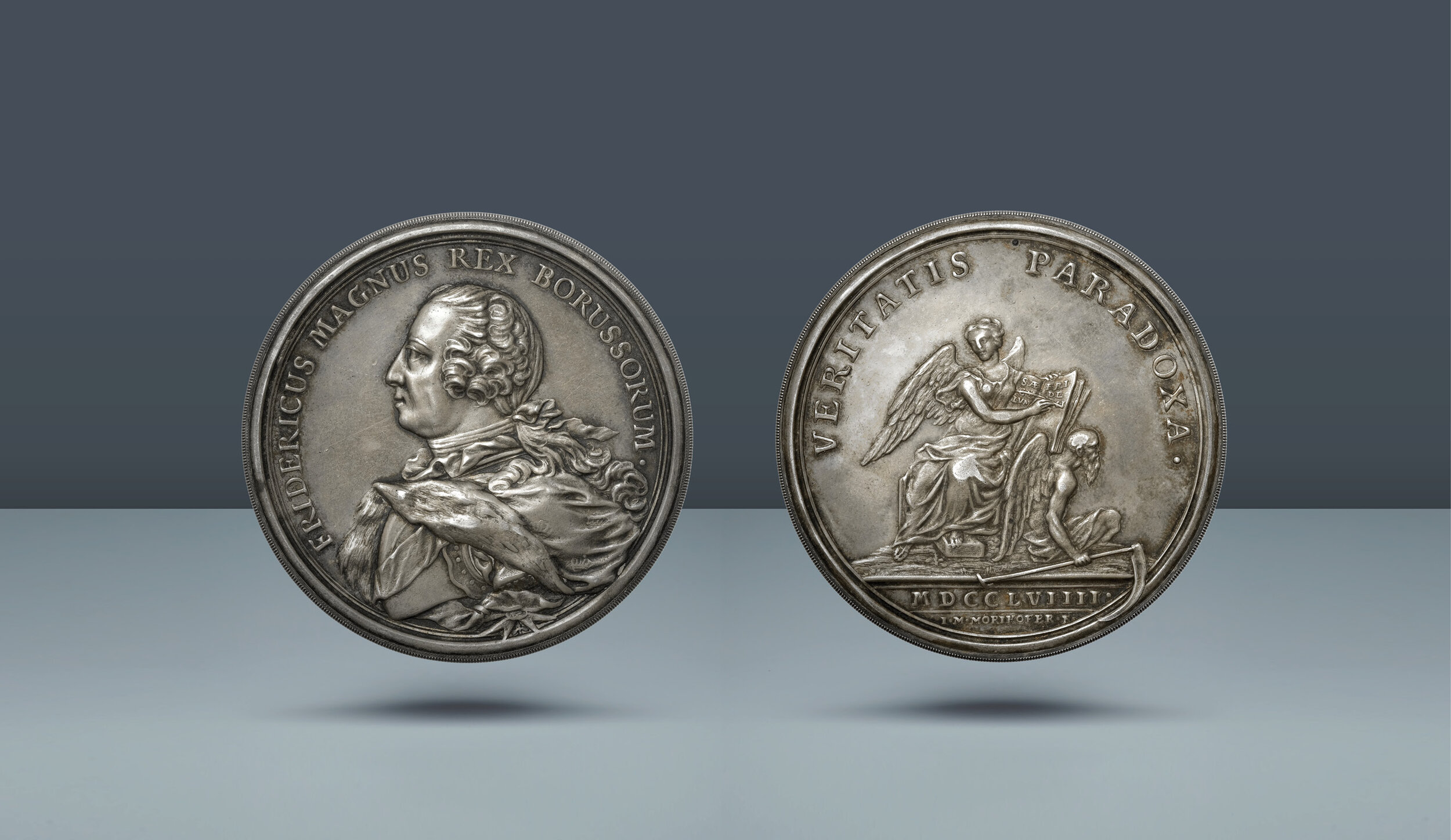 Prussia, Frederick II, the Great. Designed by I. M. Mörikofer. 1740-1786 AD. Made in 1759