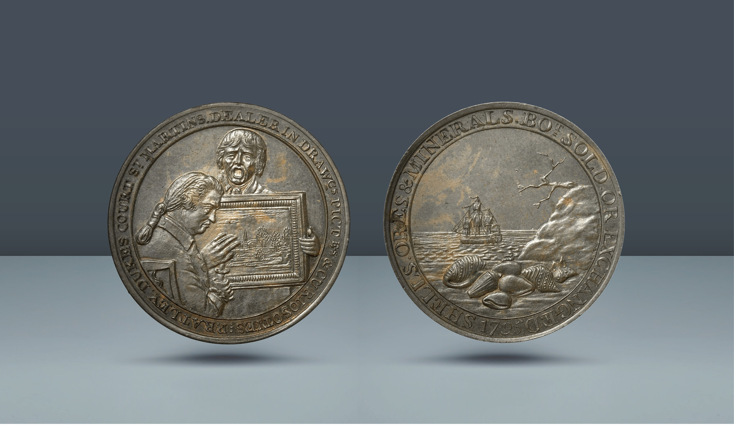 British Token, St Martin’s Lane, Philip Ratley, Halfpenny, 1795