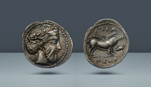 SİCİLYA. Abakainon. c. 430-420 BC.