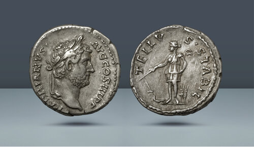 Hadrian, MS 117-138.  Roma, c.  130'ların ortası