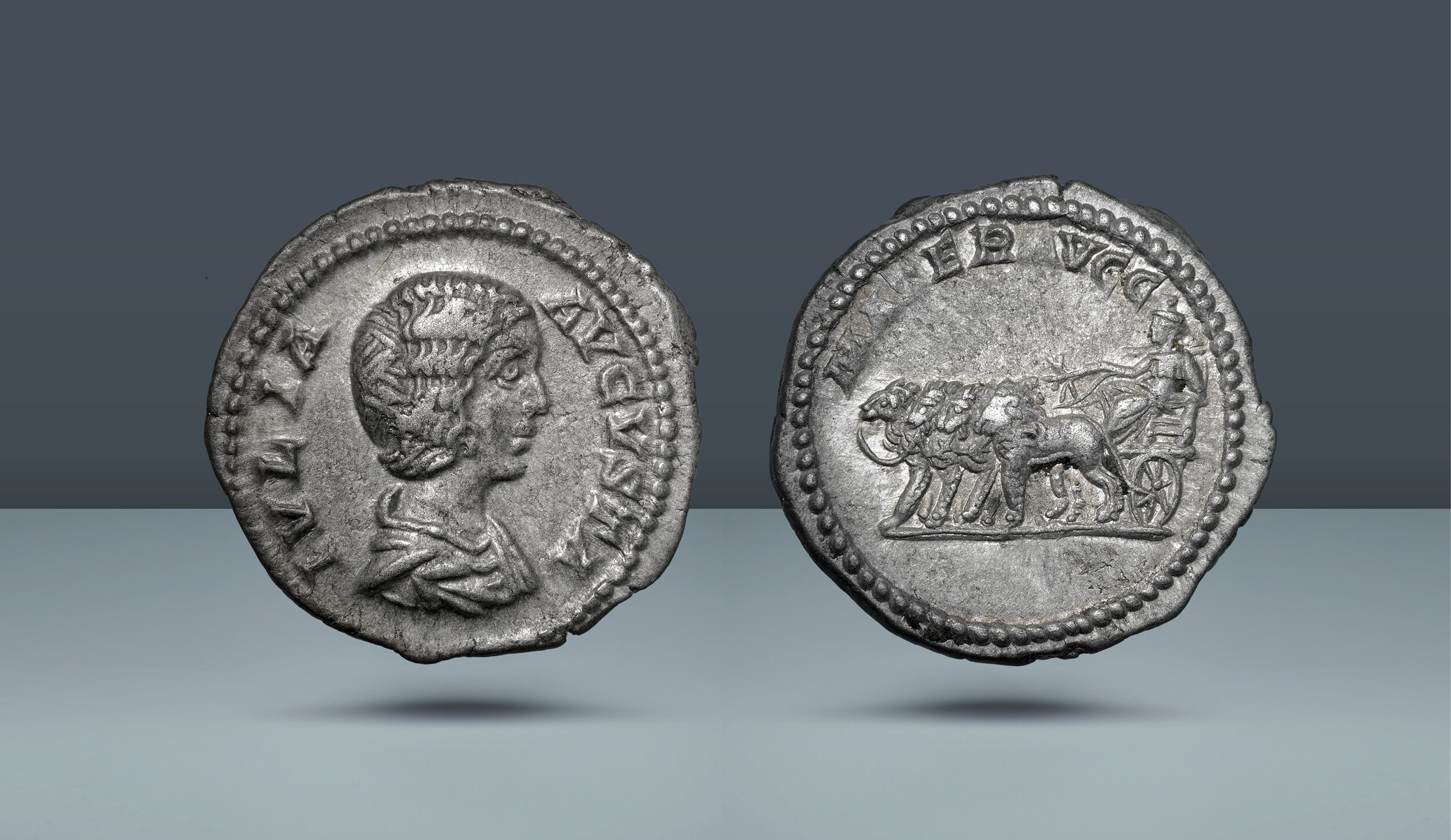 Julia Domna, wife of Septimius Severus. Rome, c. 193-196 AD
