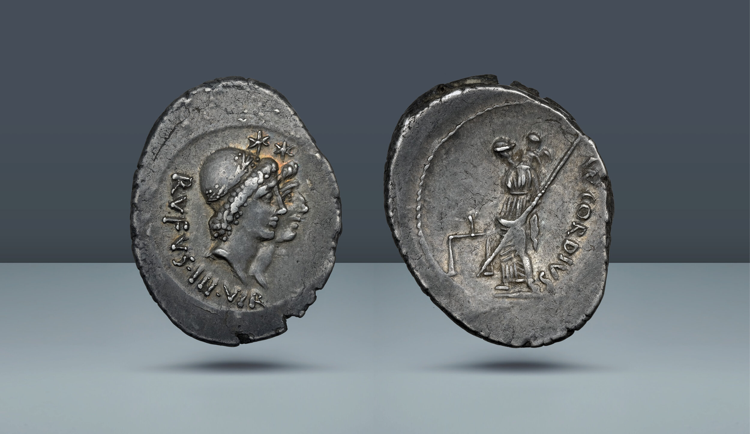 Roman Republic, Mn. Cordius Rufus. Rome, 46 BC