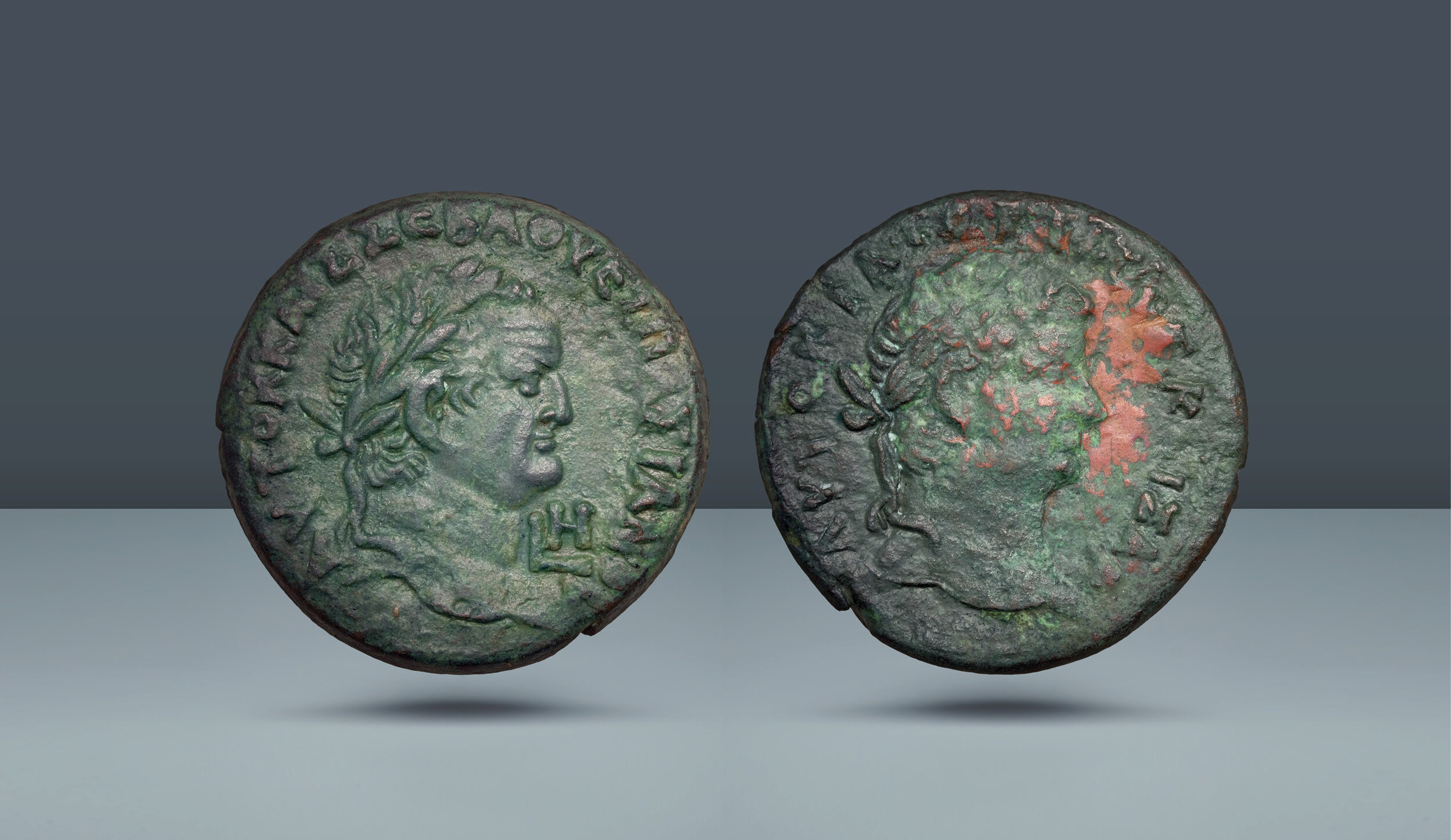 Roman Provincial. Vespasian and Titus. 69-79 AD. Alexandria, Year 8 = 75/6 AD