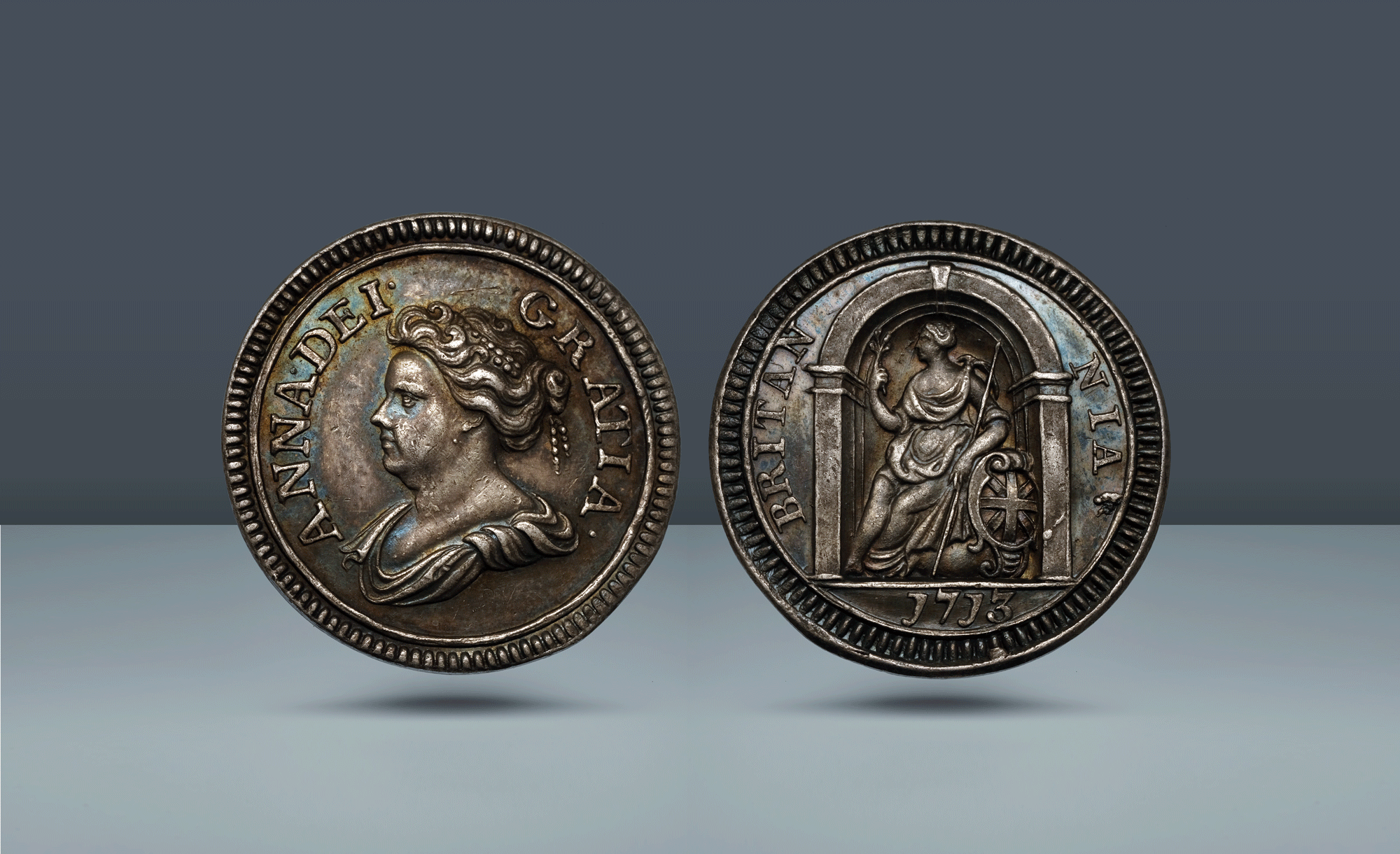 United Kingdom, England. Queen Anne, 1702-1714  London. 1713 AD