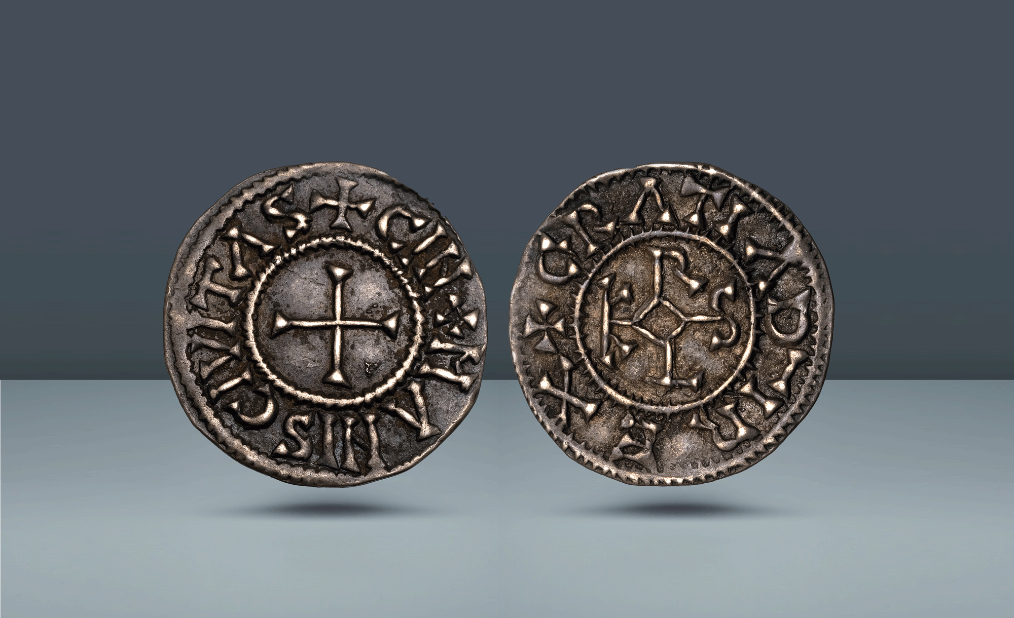 Francia, Carolingian Kings. Charles the Bald, c. 843-877  Le Mans, c. 843-877