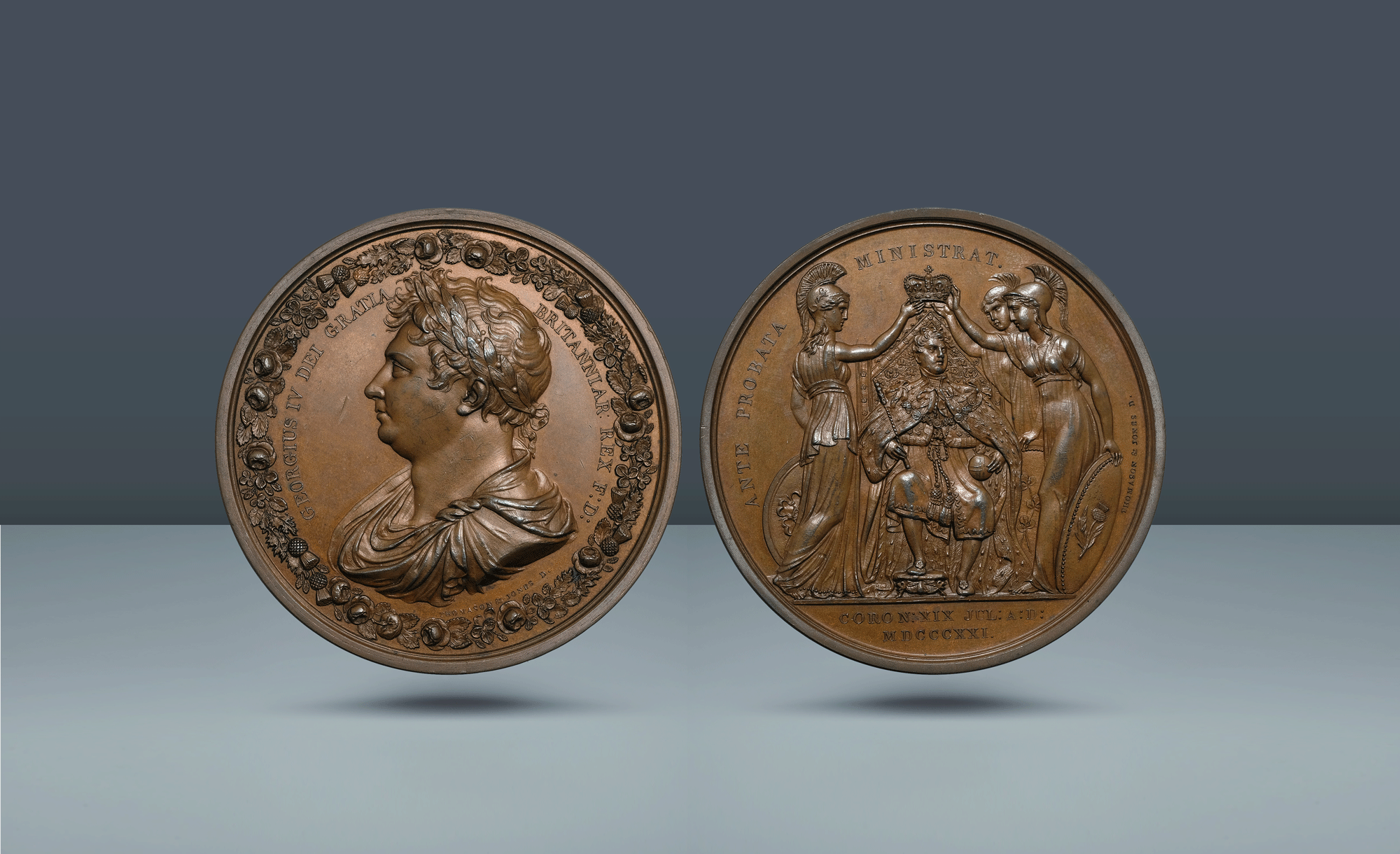 United Kingdom, England. George IV, 1820-1830  Thomason & Jones, c. 1821 AD