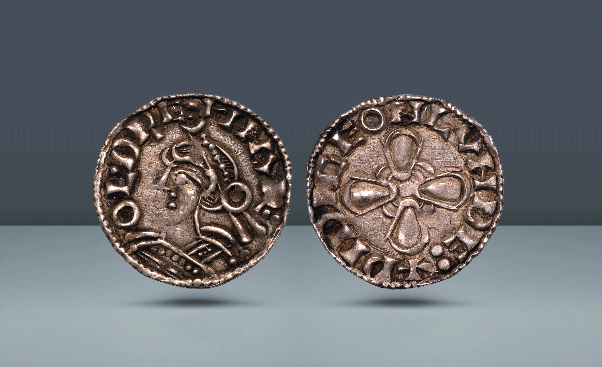 Late Anglo-saxon, England. Harold I, Widia (Moneyer), 1035-1040 AD London, c. 1036-1038 AD