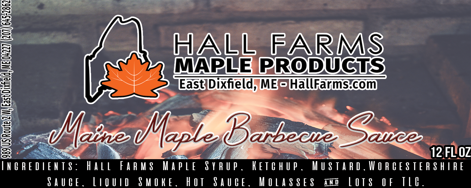 Hall Farms Maine Maple Barbecue Sauce