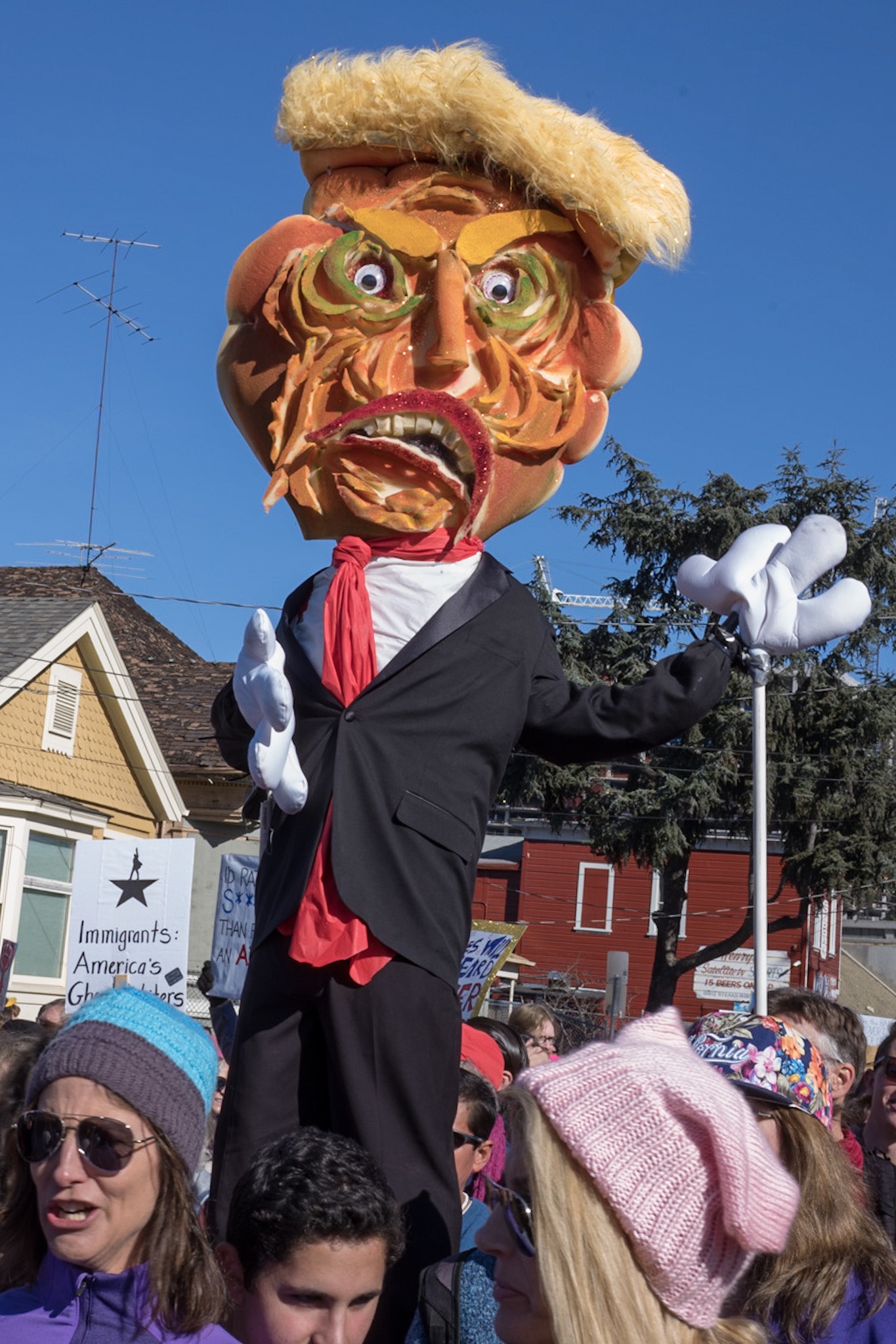 POTUS in effigy