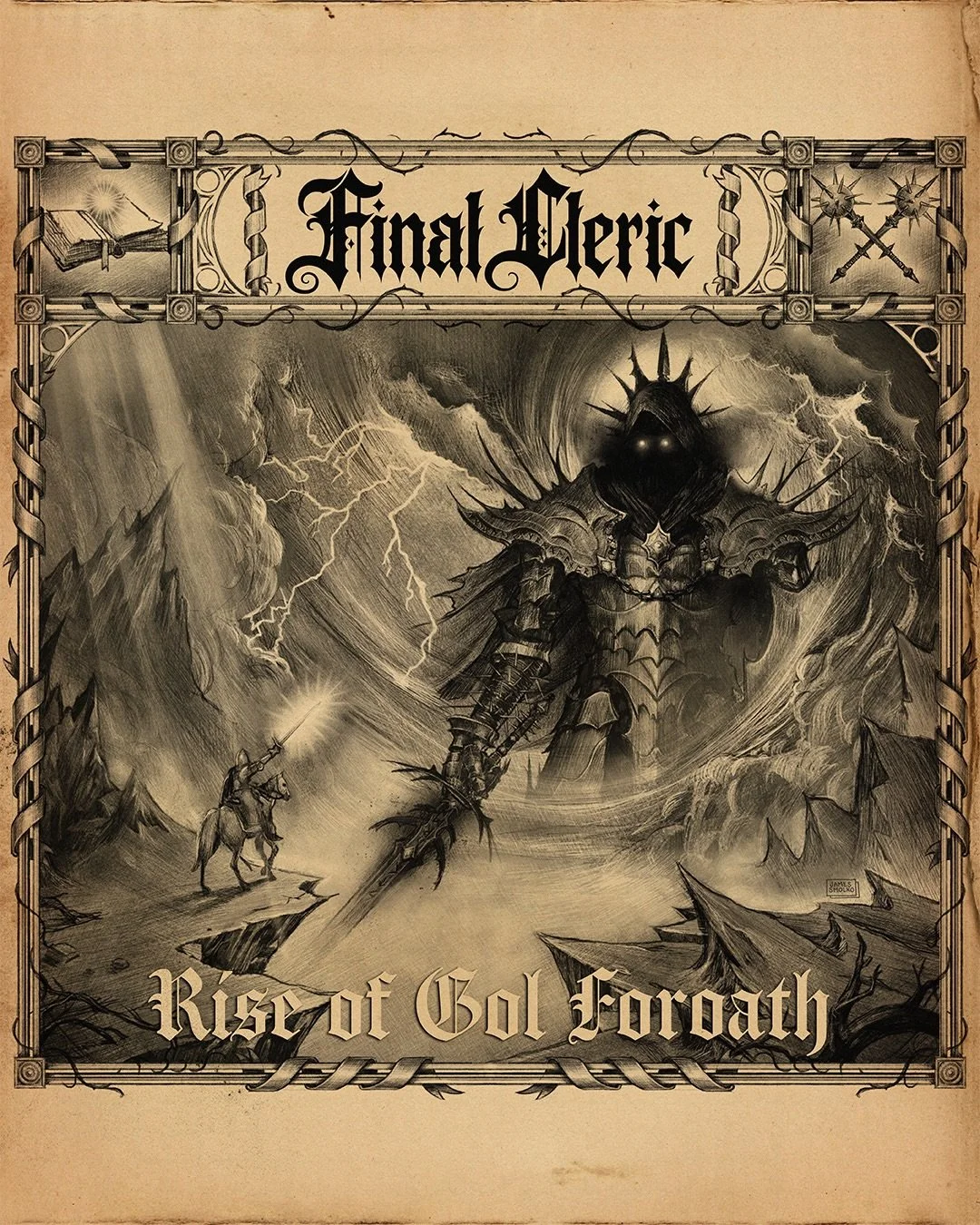 Rise of Gol Foroath is OUT TODAY!!

Sharing some sketches and close-ups from the final painting for the album cover. If you&rsquo;re into dark fantasy and immersive dungeon synth, then please do yourself a favor and check out this album on Spotify or