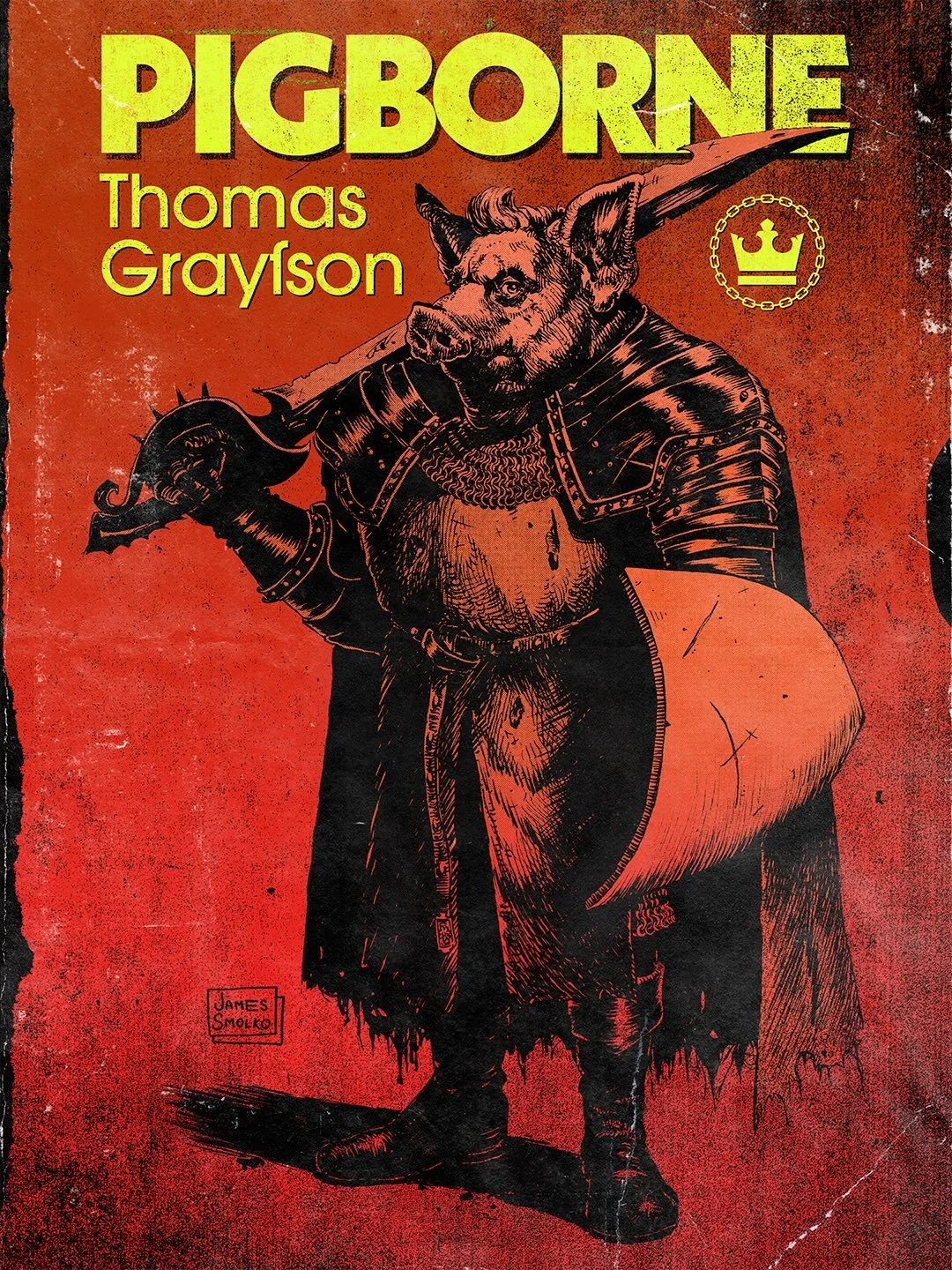 𝕻𝖎𝖌𝖇𝖔𝖗𝖓𝖊

Recently wrapped up this book cover illustration for Pigborne by Thomas Grayfson, a grimdark tale in the spirit of Redwall. Had a lot of fun designing Malion the Pig Paladin. I really got to push things into that pulpy, fantasy spac