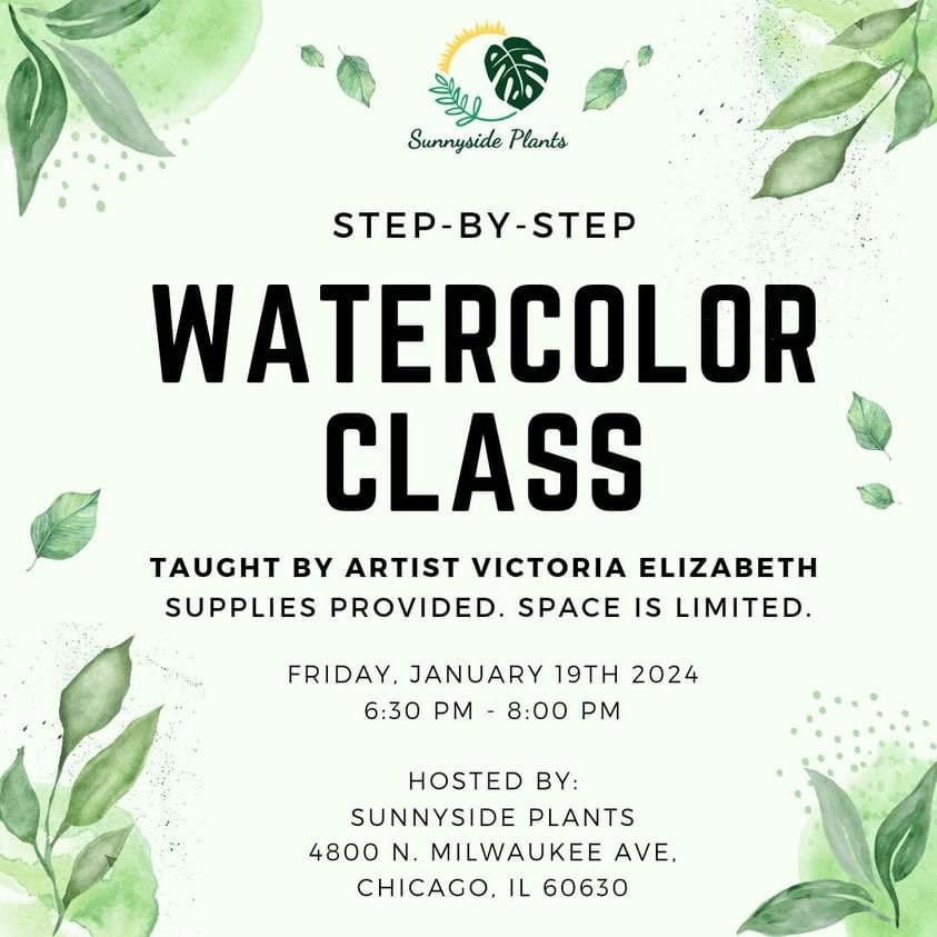 Victoria Elizabeth- Online Group Zoom Watercolor Classes