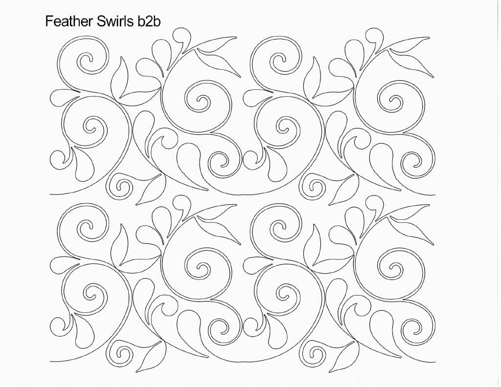 B2b Pattern Circles and Swirls Patterns — Los Osos Quilting Company