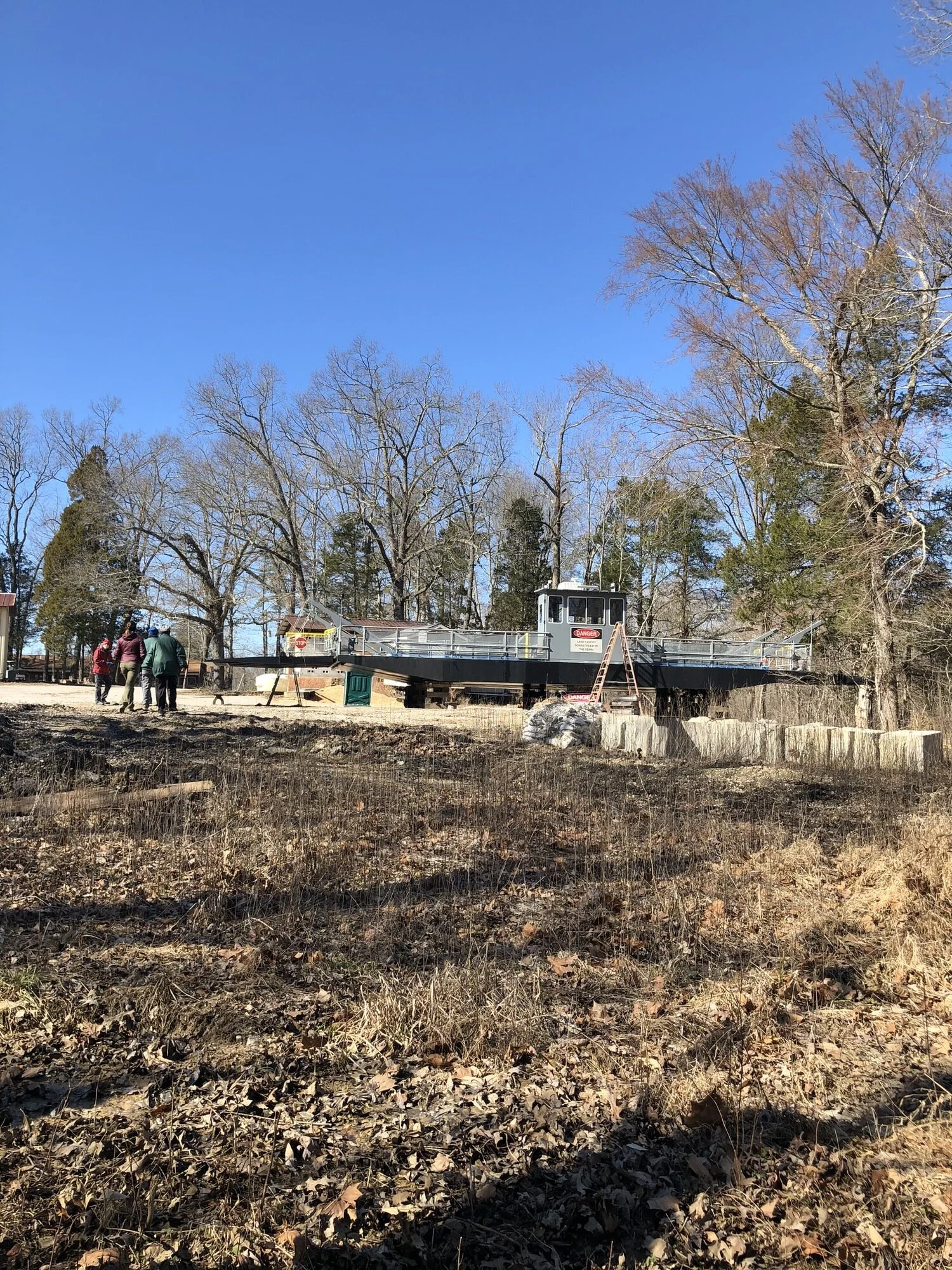 South Green River Ferry Road Closed Two Days for Ferry Boat Installation