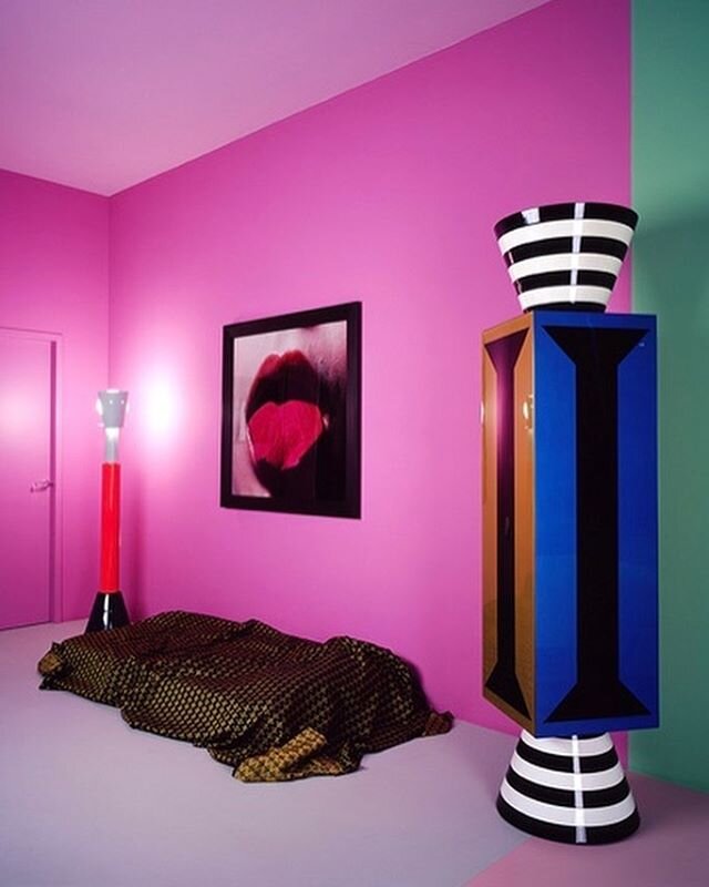 Interior of Frans Haks&rsquo; Amsterdam home designed by #AlessandroMendini in 1997 📸 Alberto Ferrero (via @iconichouses)