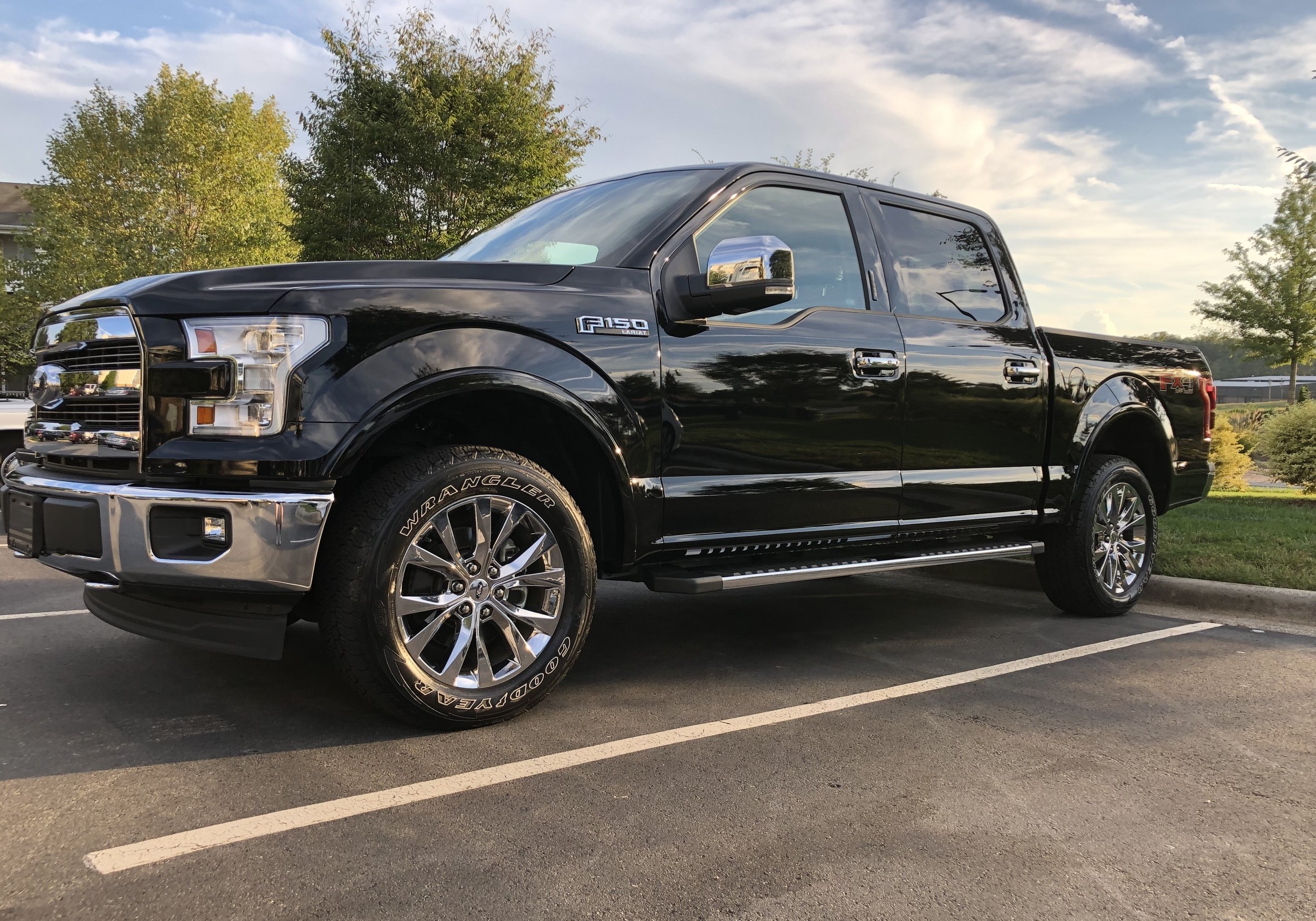 Black Ford F-150 Detailed 