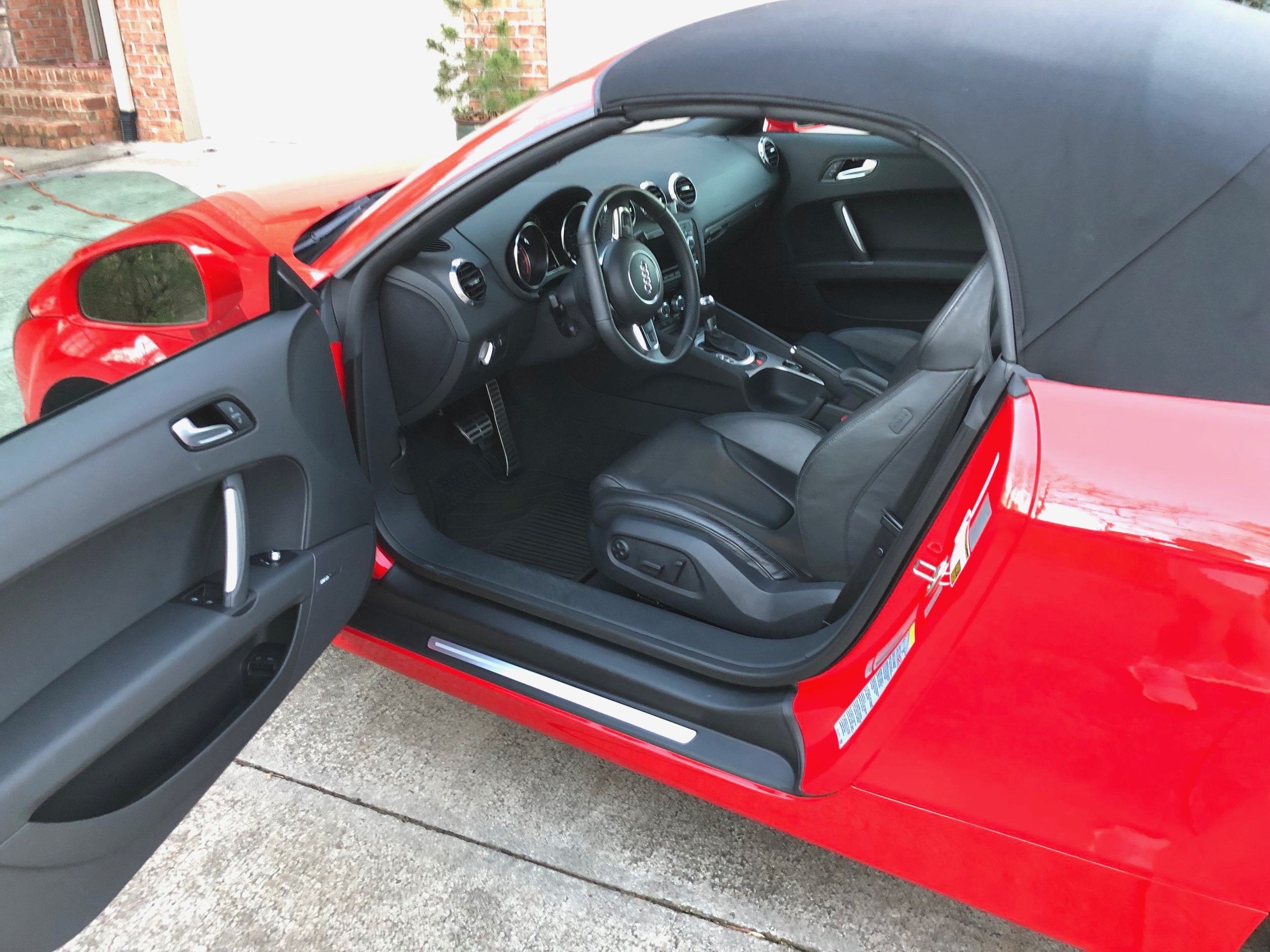 Red Audi TT Interior