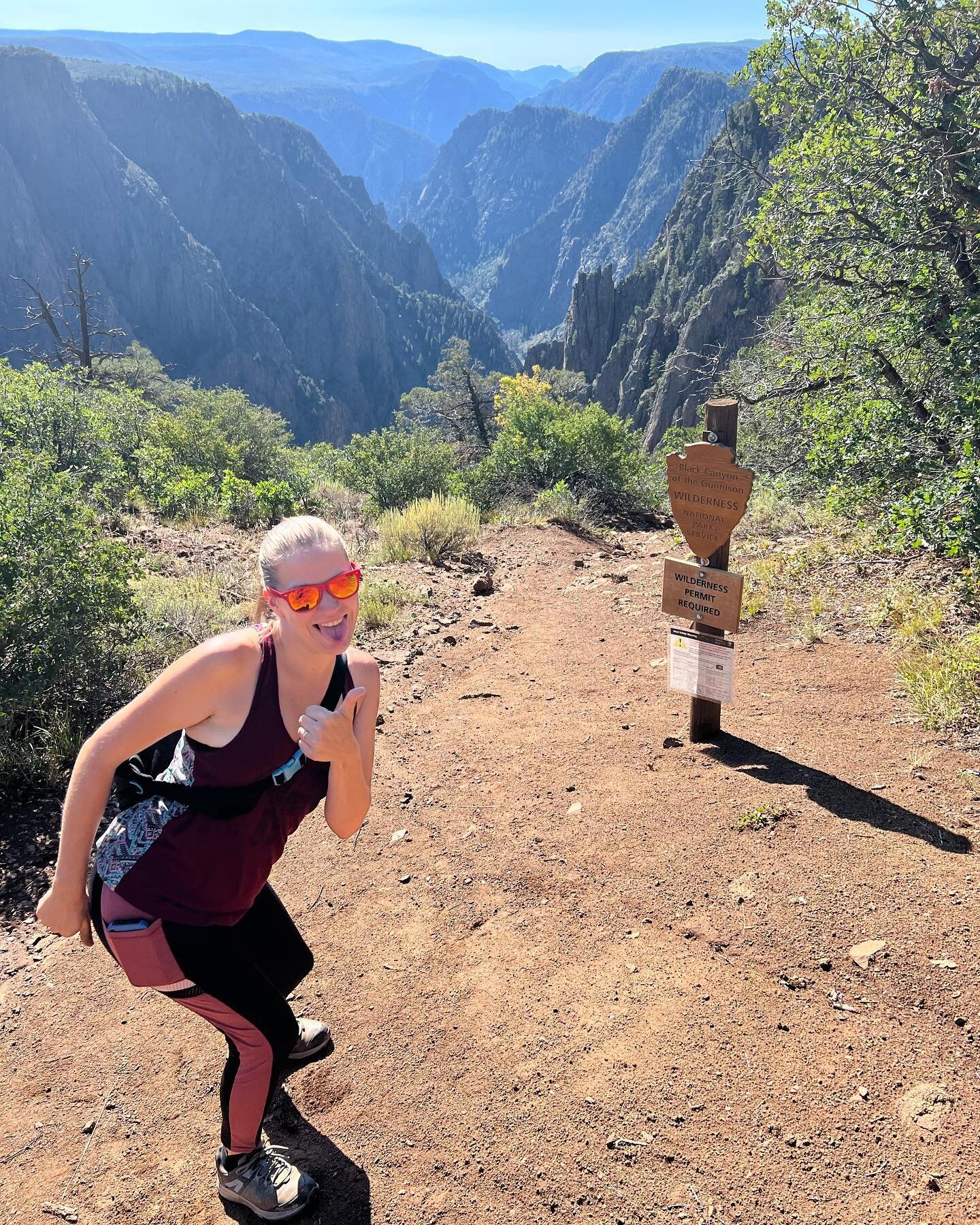 (1/2) The hike! Went trompin&rsquo; again, but inverse! Grueling, sunny and intense both in beauty and difficulty! We hiked 2,000 feet in just over a mile&hellip;. That&rsquo;s like 1 and a half Empire State buildings worth of elevation and damn if i