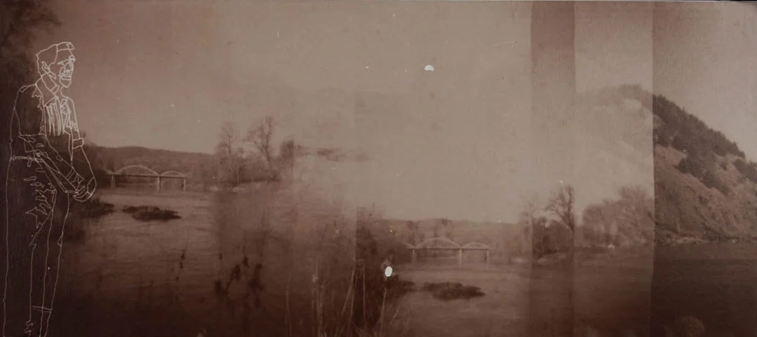  2007. Platinum Print on paper. 6” x 14”. . 