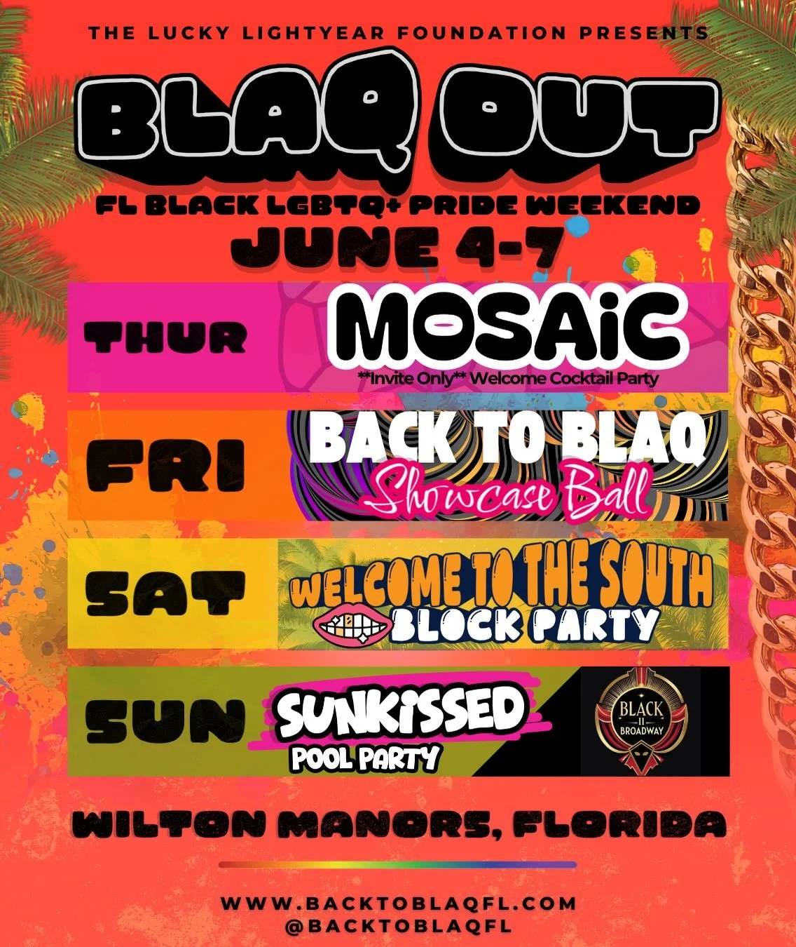 HLM is proud to partner with Back to BlaQ for Florida BlaQ Out Weekend! 
📍 Wilton Manors, FL
📅 June 4&ndash;7
Tickets are officially LIVE! 🎟️🔥
Our community gets 10% off any ticket using code: houselivesmatter (CASE SENSITIVE)
Grab yours here:
ht