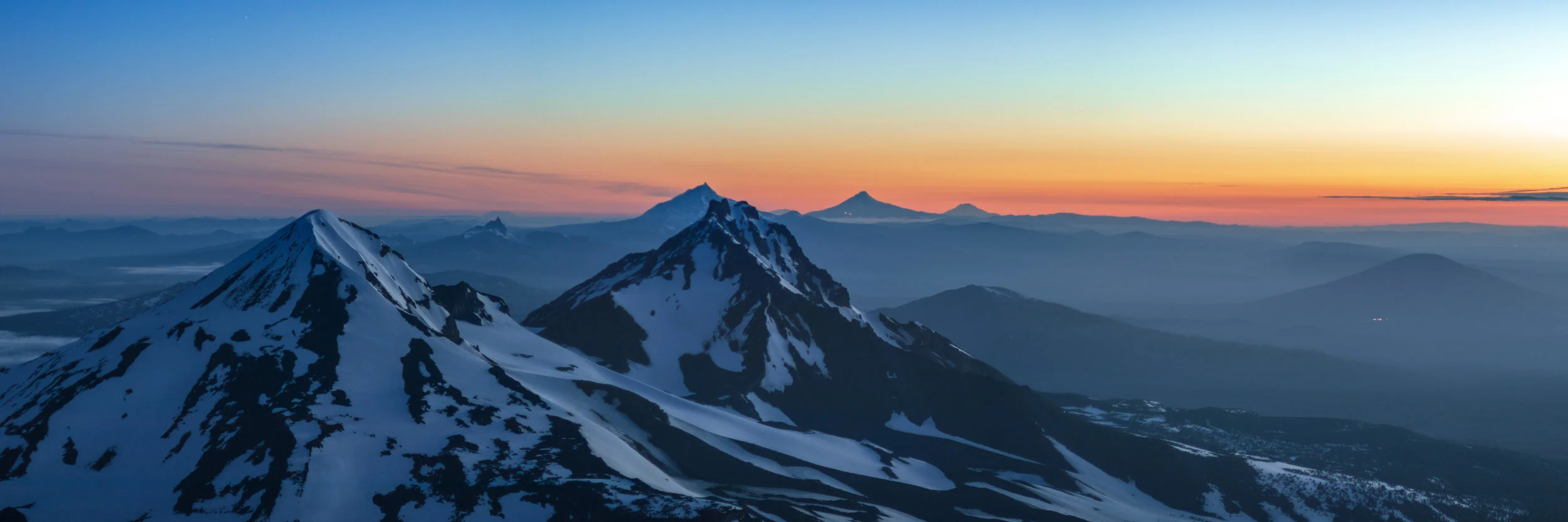 South Sister Summit at Sunrise. Photo by Daniel Fauss.