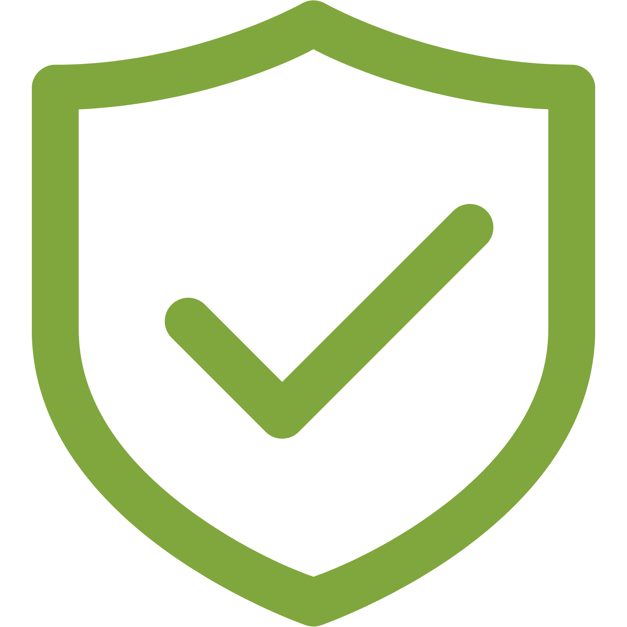 A stylized green cube with a black outline and a black label on the side.