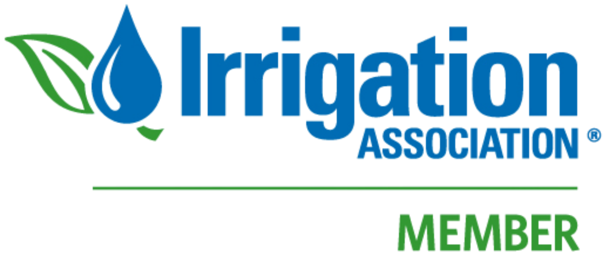 Logo of Frigelation Association with a blue water droplet and green leaves, and text indicating membership.