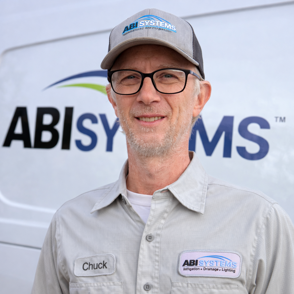 Charles Ray of ABI Systems holds irrigation and environmental training certifications ATT2838 and RT2447 from the Arkansas Environmental Training Academy at Southern Arkansas University Tech.
