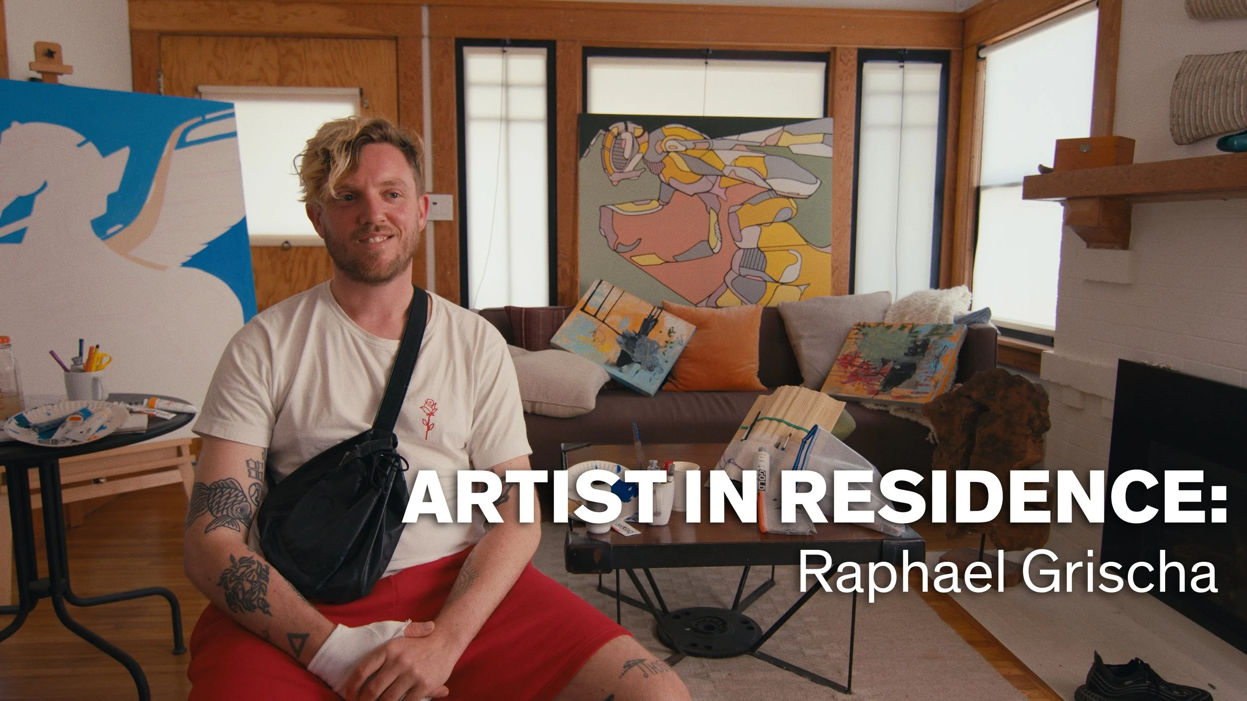 artist in residence - Raphael Grischa - art doc