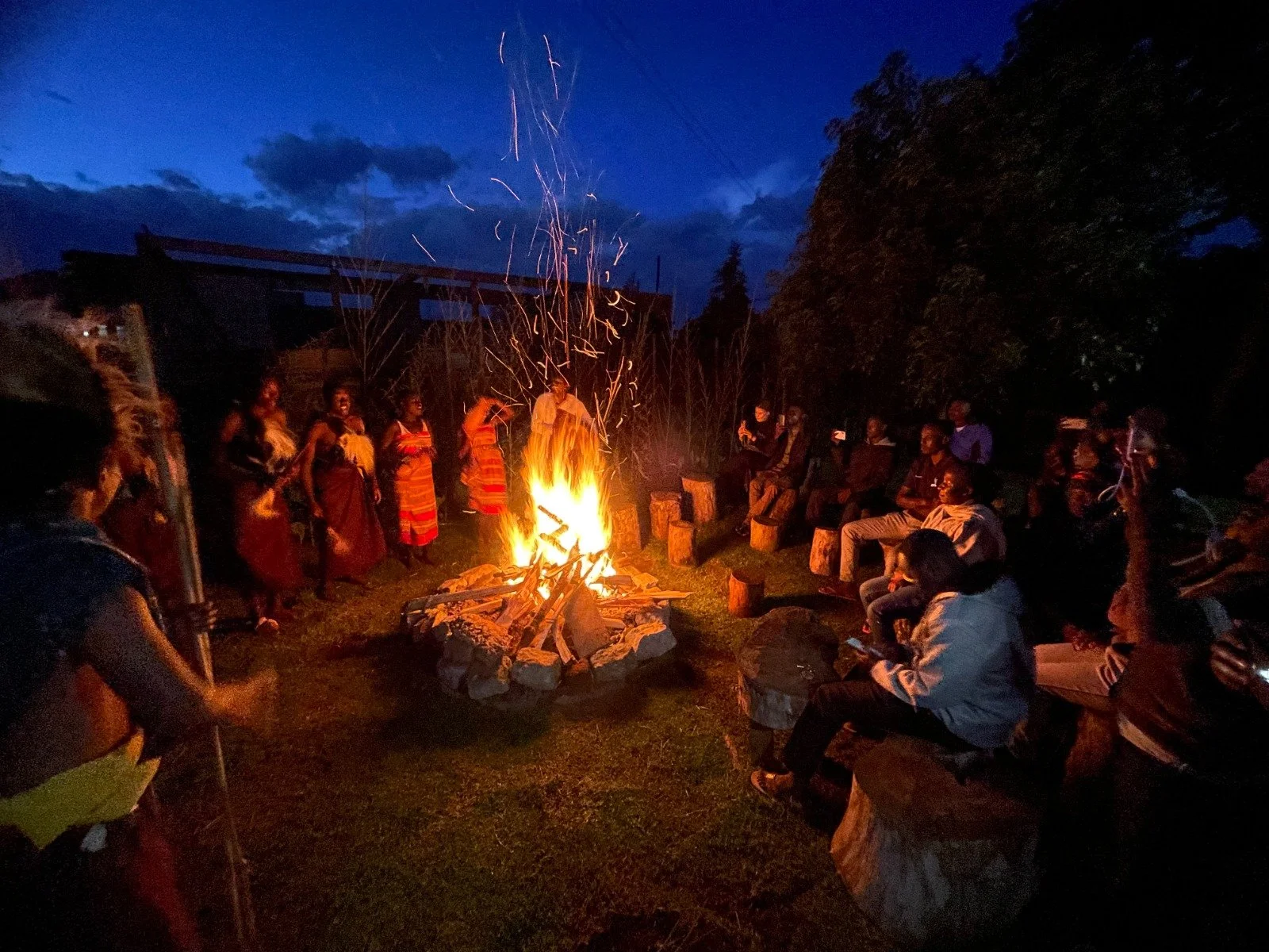 Campfire storytelling session Kapchorwa