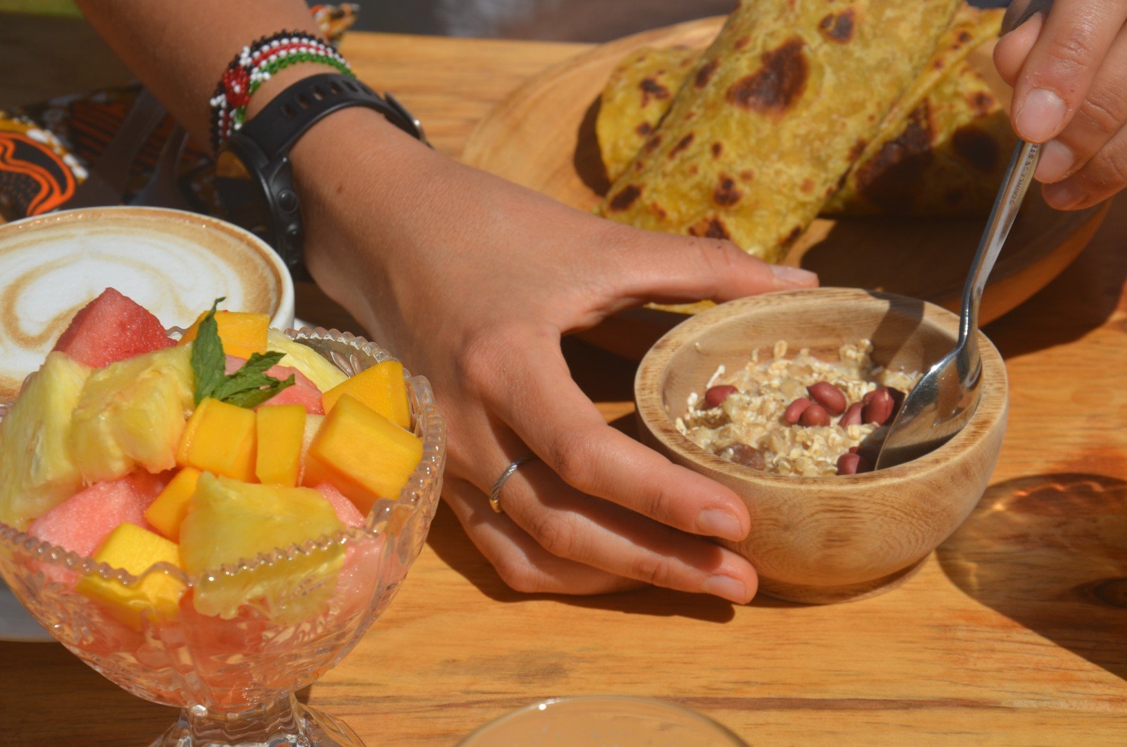 Fresh oats and fruits Kapchorwa