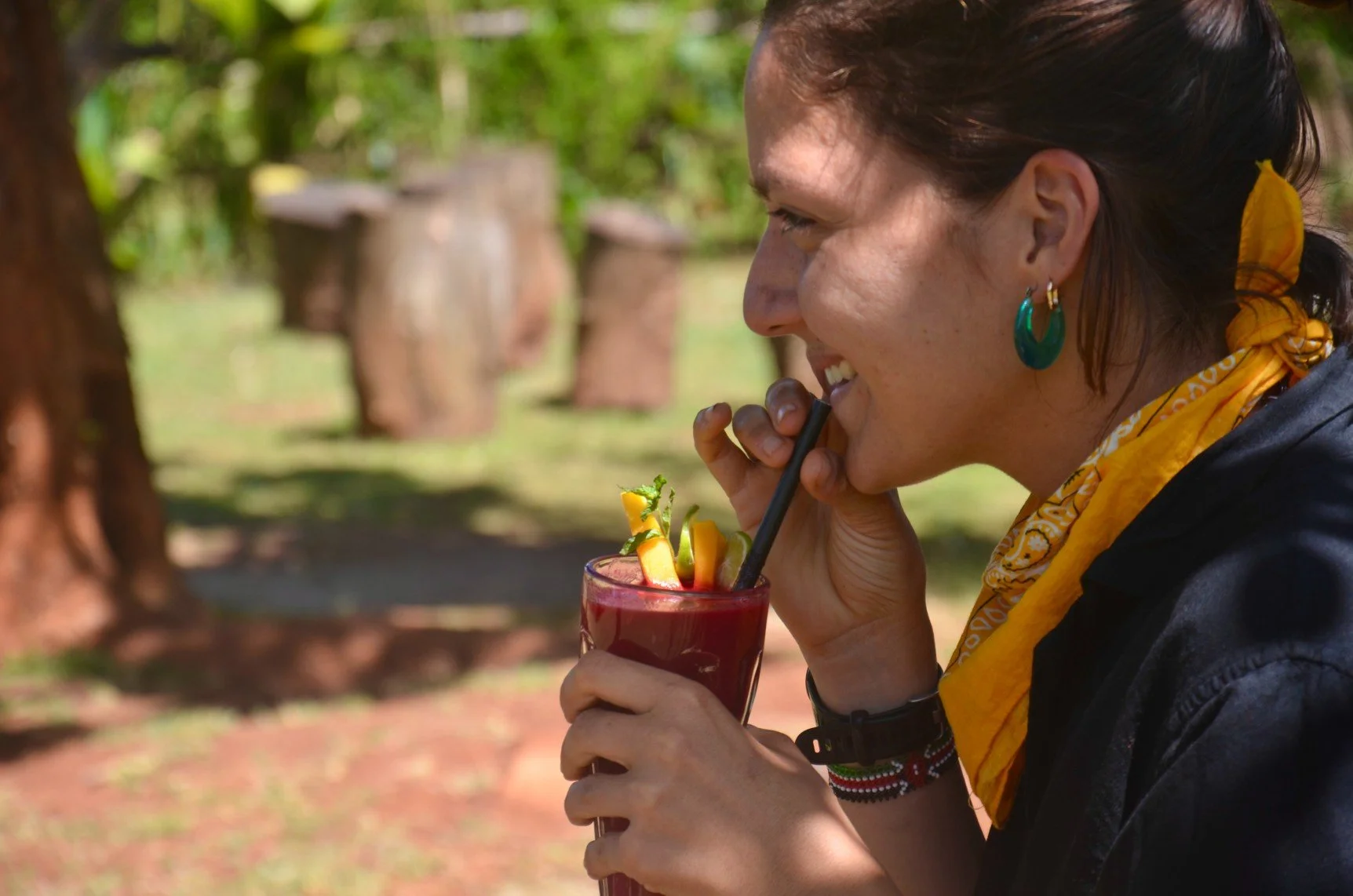 Fresh juice near Sipi Falls