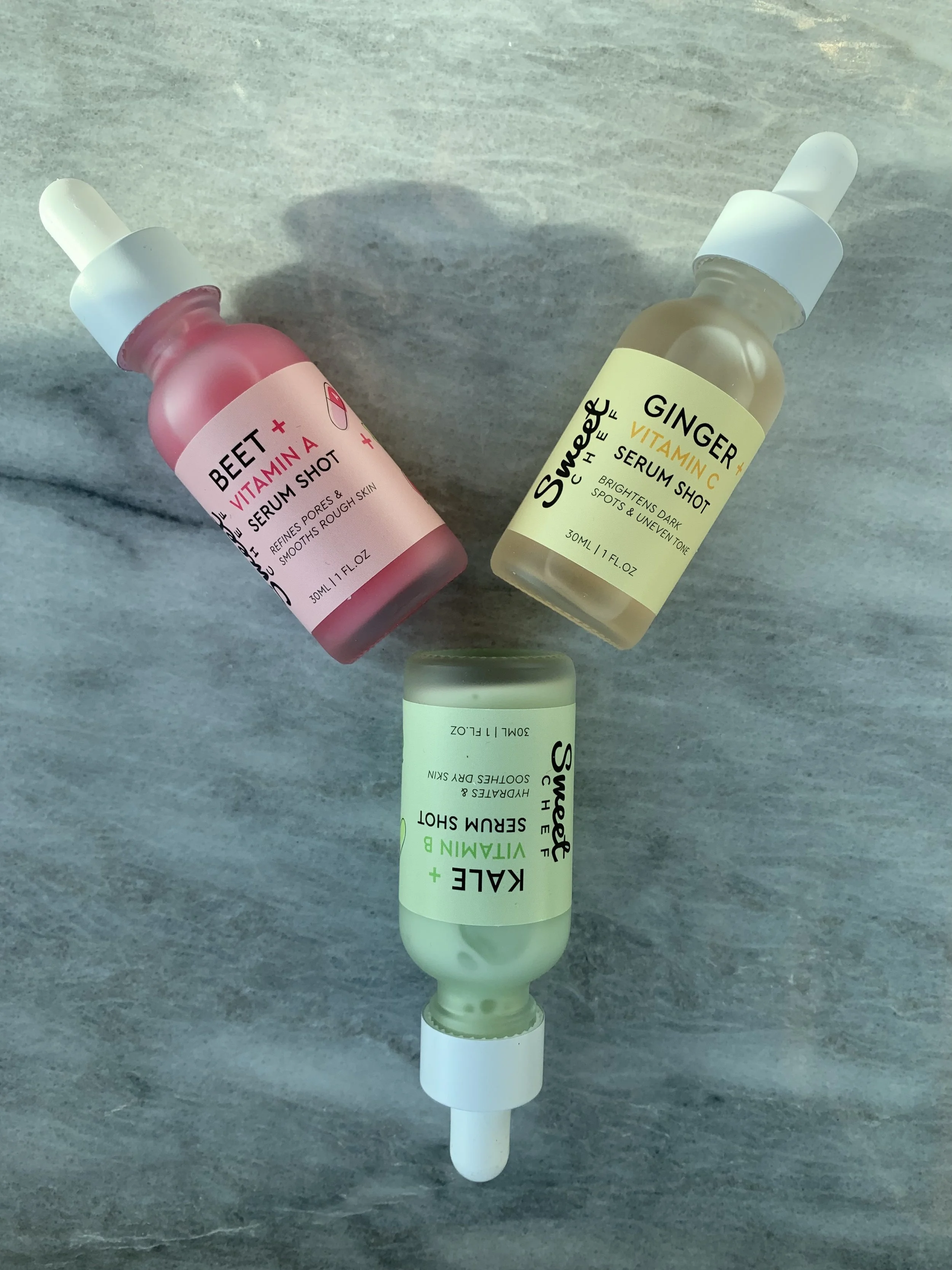 PRODUCTS I LOVE: SWEET CHEF NATURAL SKINCARE VITAMIN SHOTS - BEST NATURAL ANTI-AGING SERUMS