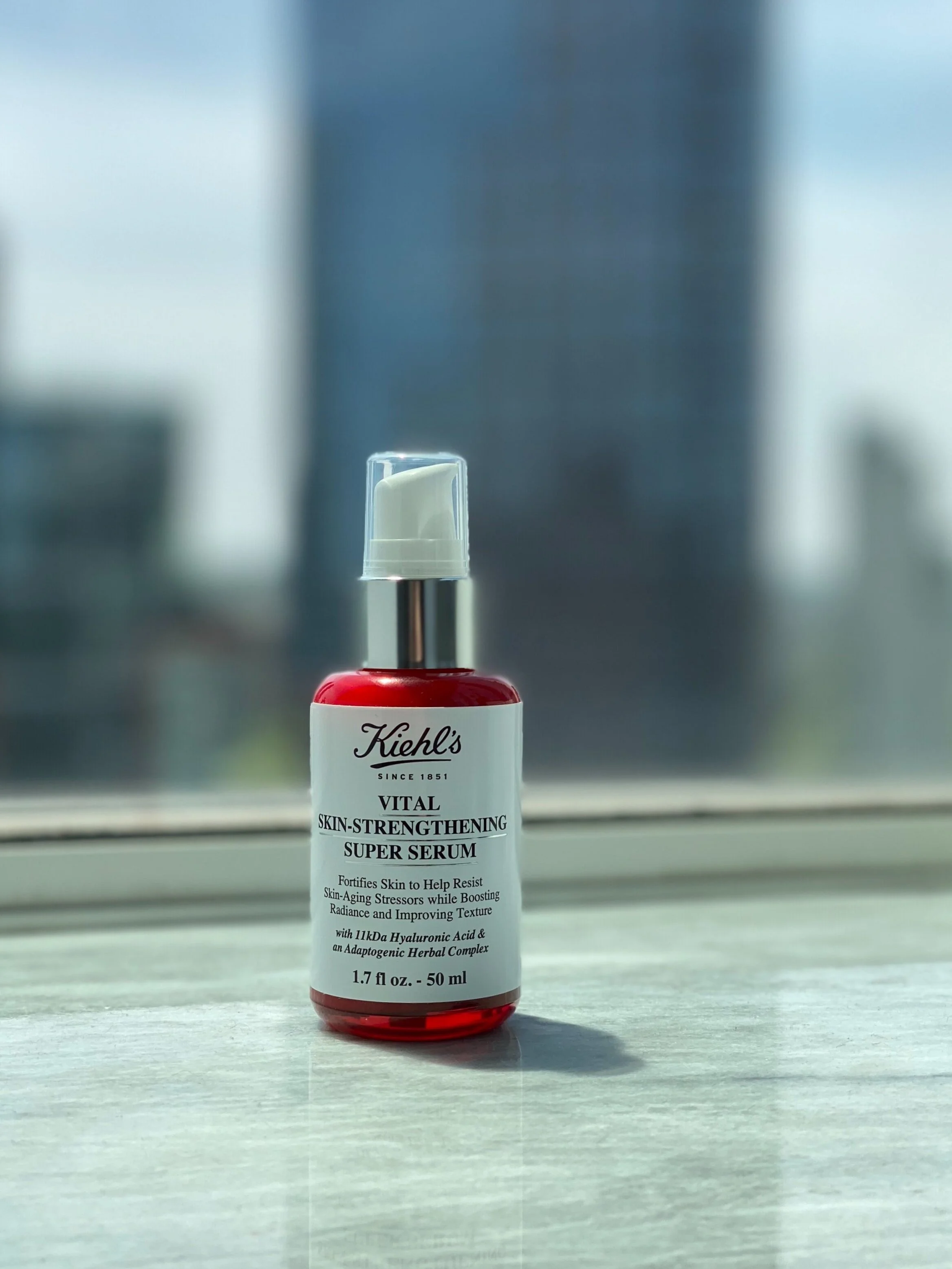 PRODUCT REVIEW: KIEHL’S VITAL SKIN-STRENGTHENING HYALURONIC ACID SUPER SERUM – ANTI-AGING FACE SERUM WITH ADAPTOGENIC HERBS