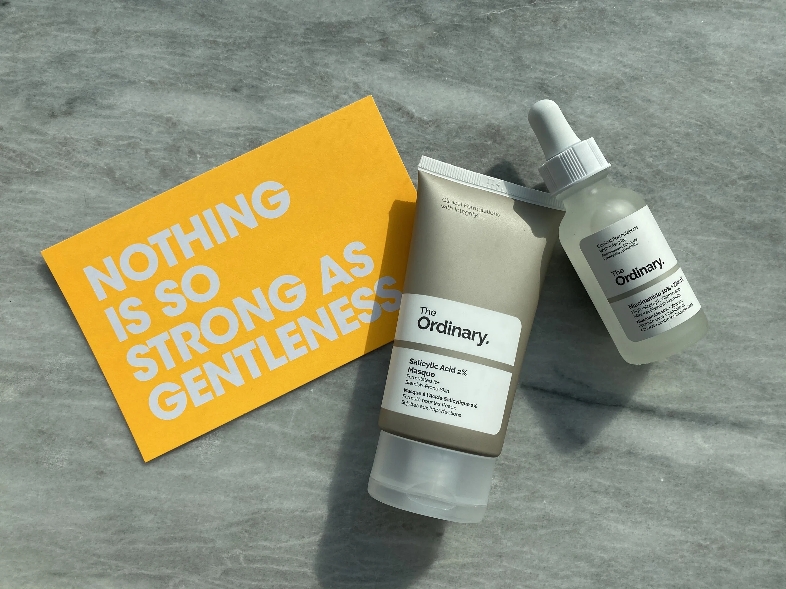 squalane cleanser and niacinamide