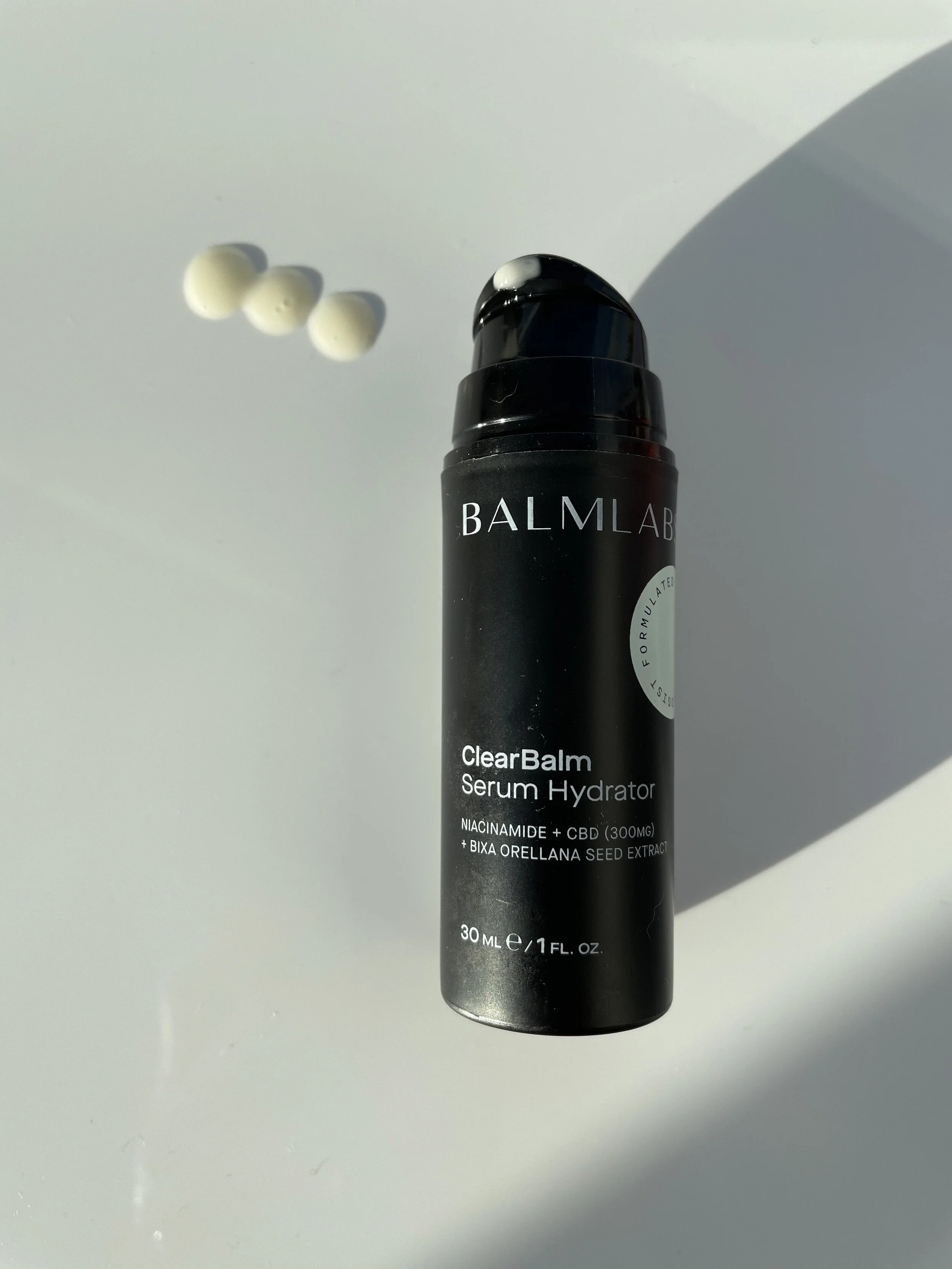 THE SKINCARMA PRODUCT OF THE YEAR: BALM LABS | CLEAR BALM SERUM HYDRATOR - BEST ACNE REGIMEN, BEST FACE SERUM WITH CBD, BEST ACNE CLEANSER
