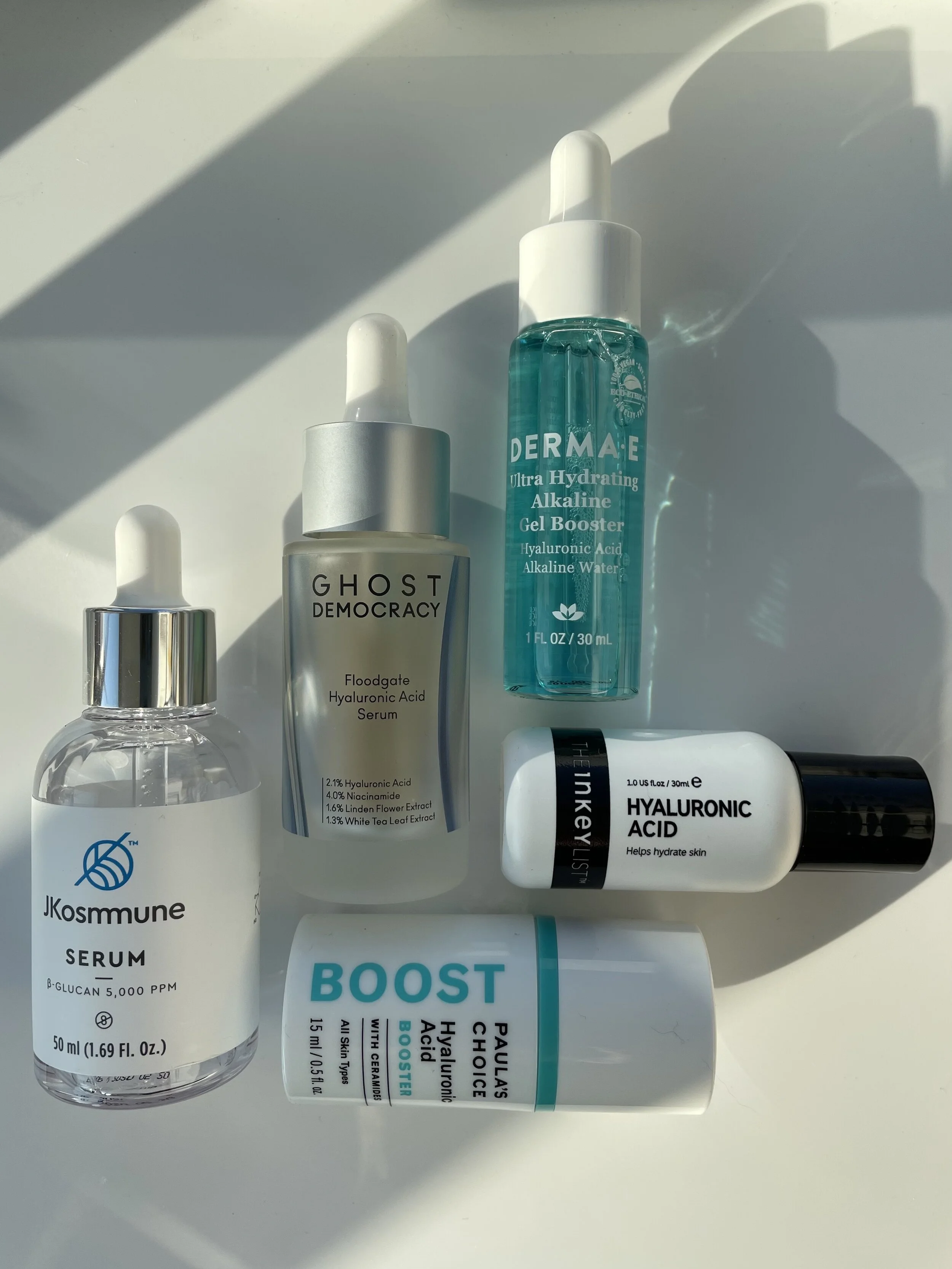 MY FAVORITE HUMECTANT SERUMS FROM PAULA'S CHOICE, THE INKEY LIST, GHOST DEMOCRACY AND MORE - BEST HYALURONIC ACID SERUMS, BEST HYDRATING SERUMS