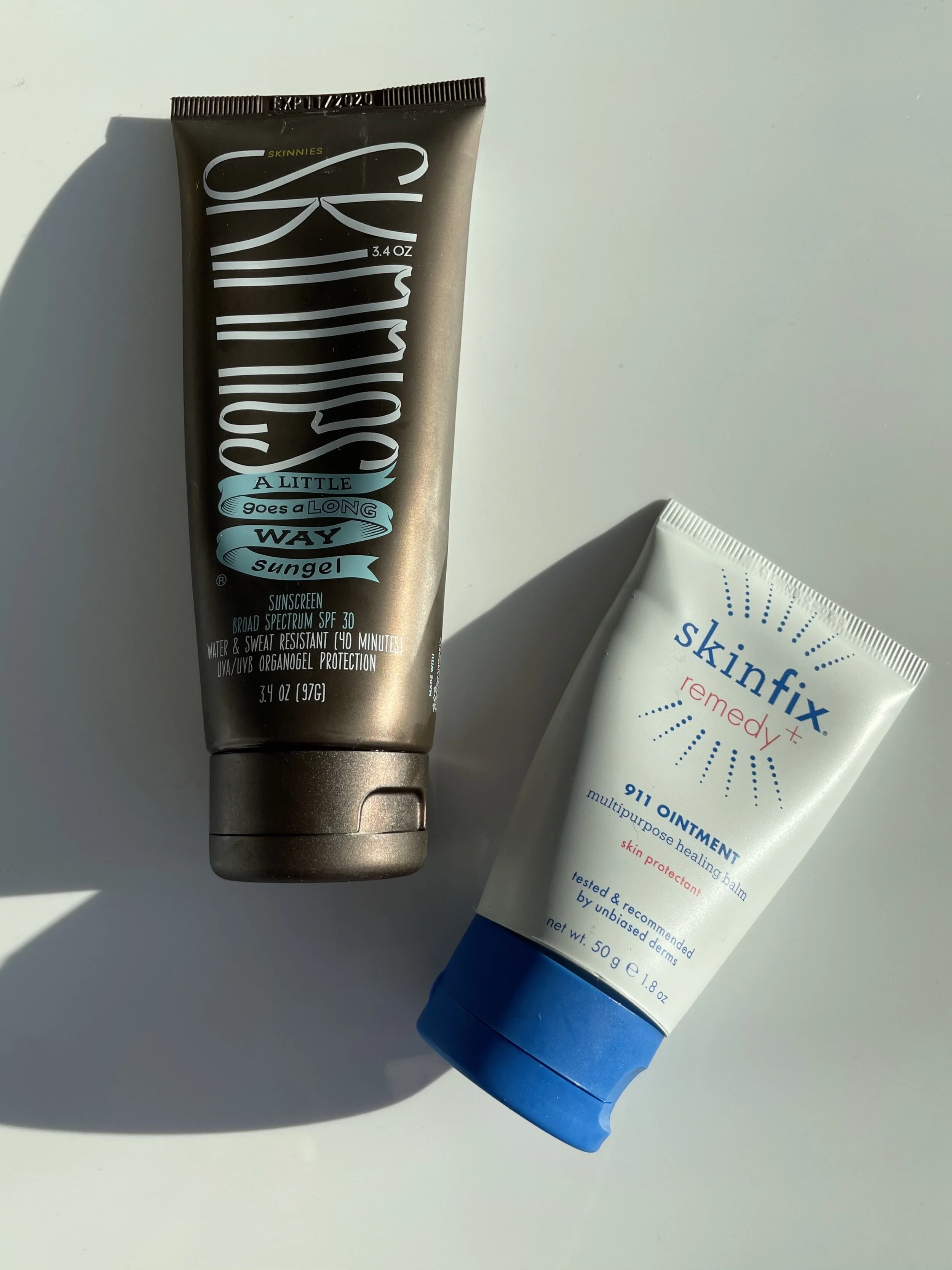 MY #SLUGGING ESSENTIALS: SKINFIX 911 OINTMENT AND SKINNIES WATERLESS SUNGEL SPF 30 - BEST SLUGGING CREAM, BEST FACE CREAM FOR SLUGGING