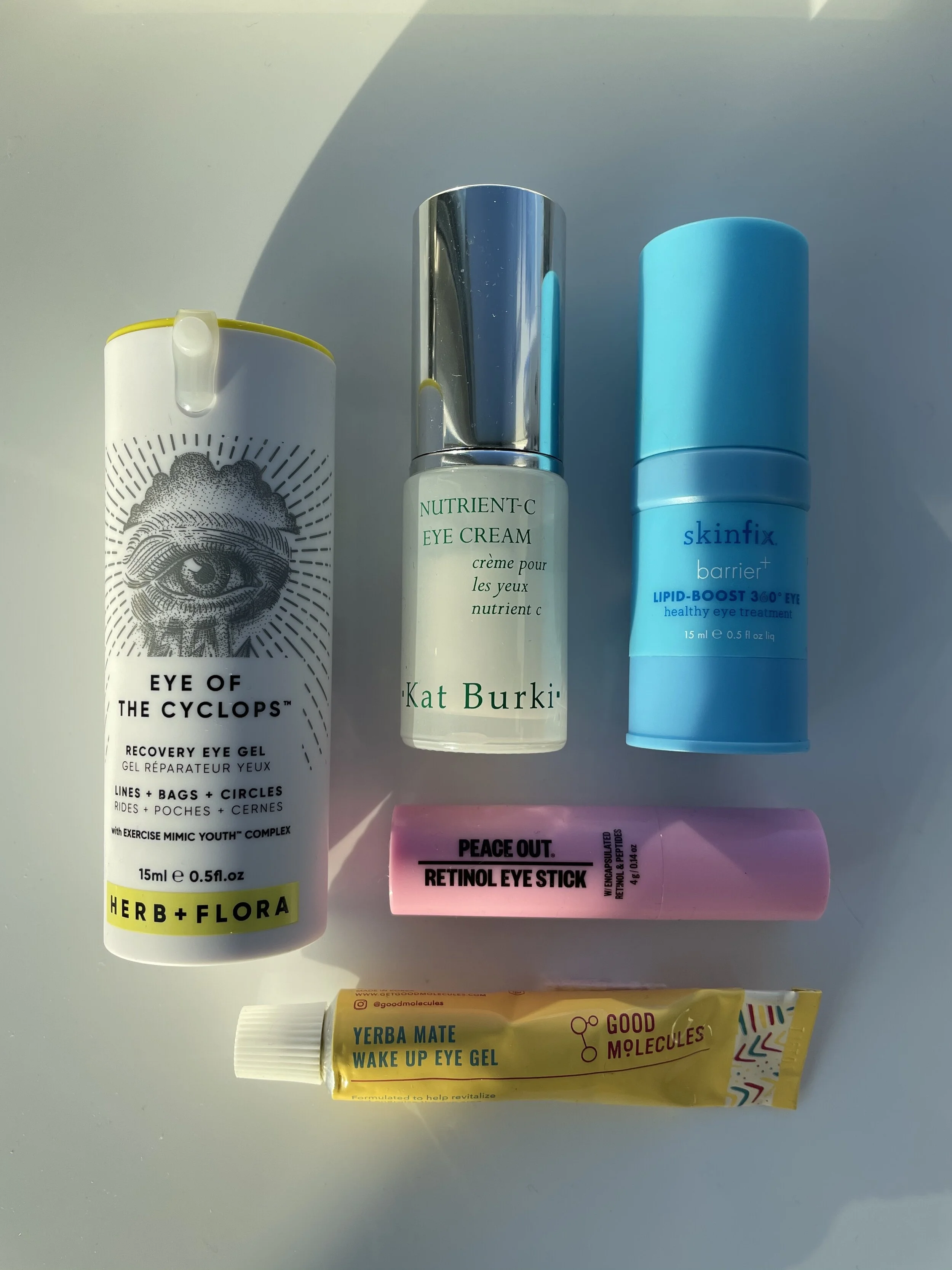 NEW EYE CREAMS THAT I THINK YOU'LL LOVE AS MUCH AS I DO - SKINFIX LIPID-BOOST 360 EYE, GOOD MOLECULES YERBA MATE WAKE-UP EYE GEL AND MORE!