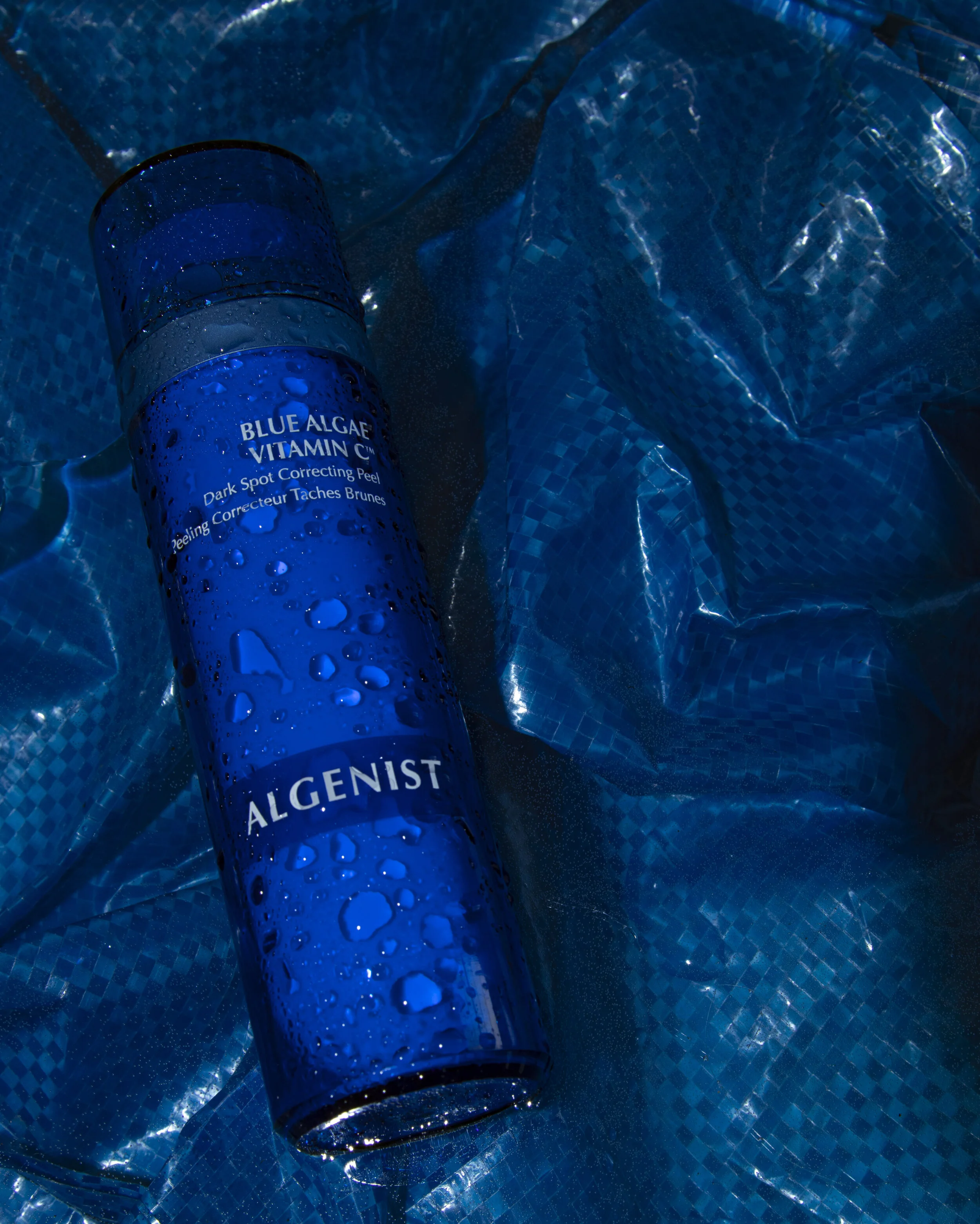 PRODUCT REVIEW: ALGENIST BLUE ALGAE VITAMIN C DARK SPOT CORRECTING PEEL - BEST AHA MASK, BEST BRIGHTENING MASK WITH VITAMIN C