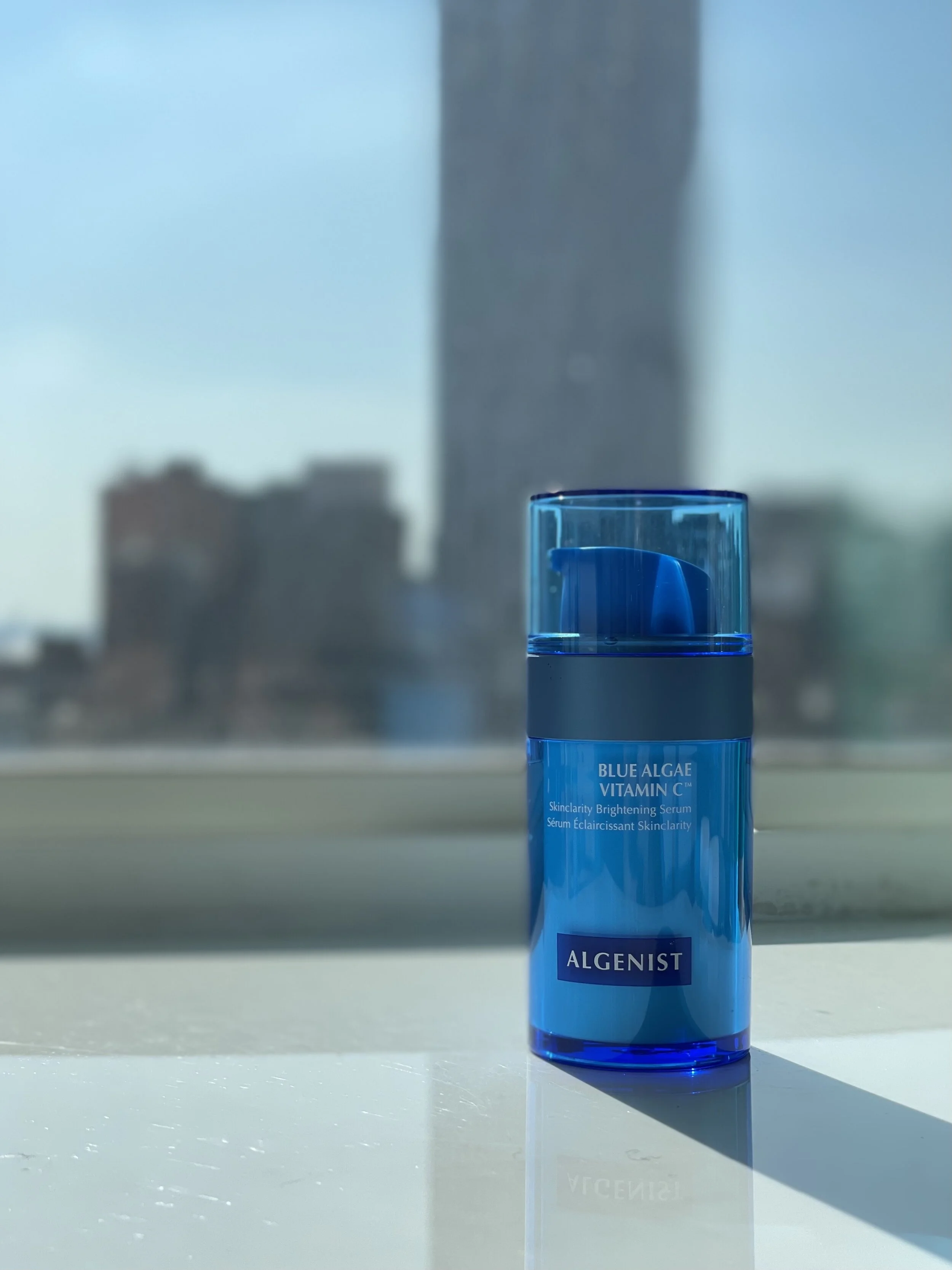 PRODUCT REVIEW: ALGENIST BLUE ALGAE VITAMIN C SKINCLARITY BRIGHTENING SERUM - BEST VITAMIN C SERUM, BEST BRIGHTENING SERUM FOR DARKER SKIN TONES