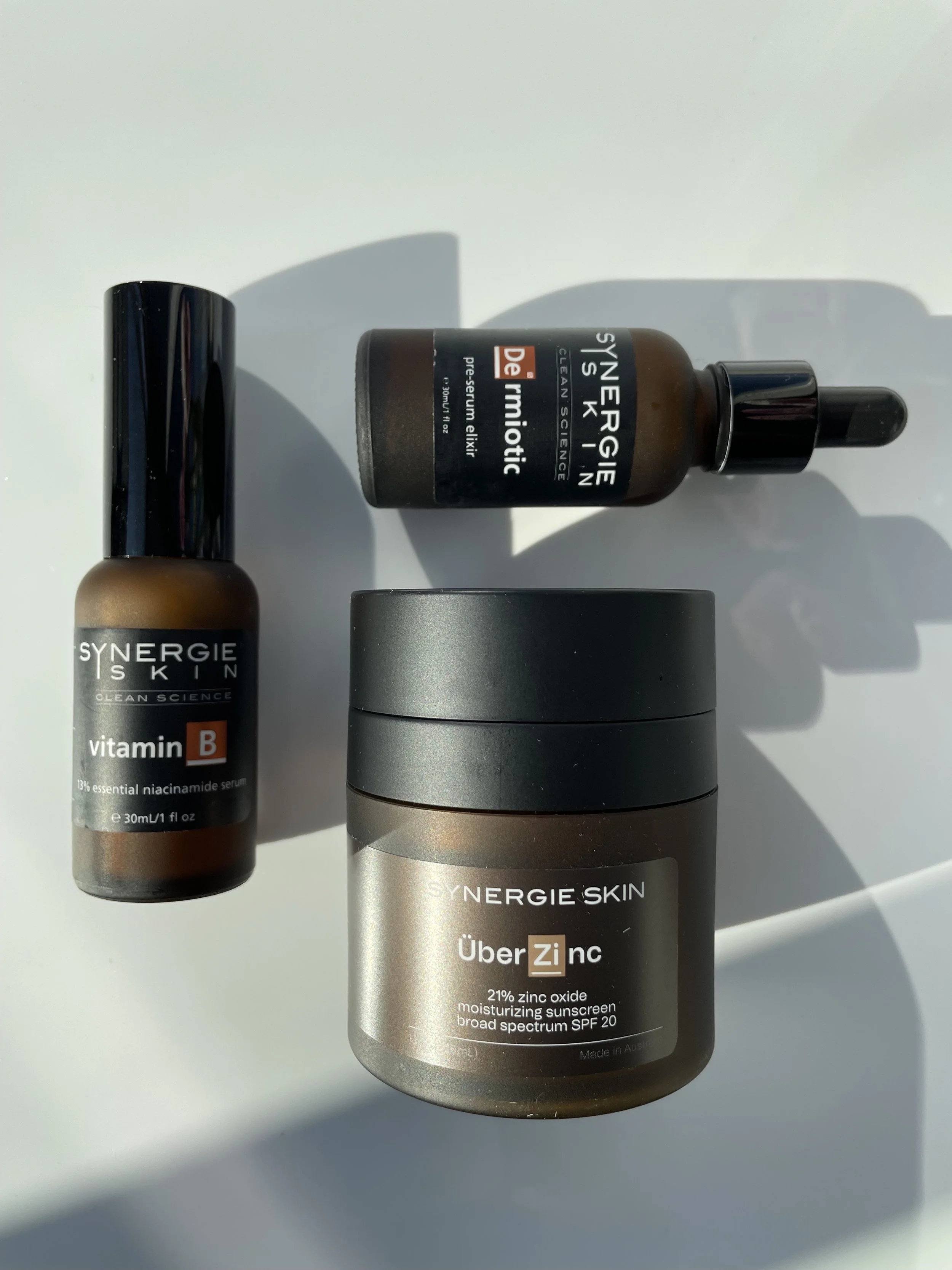 BRANDS I'M INTO: SYNERGIE SKIN - CLEAN, CLINICAL, CRUELTY FREE SKINCARE FROM AUSTRALIA - BEST MINERAL SUNSCREEN, BEST NIACINAMIDE SERUM FOR CLOGGED PORES