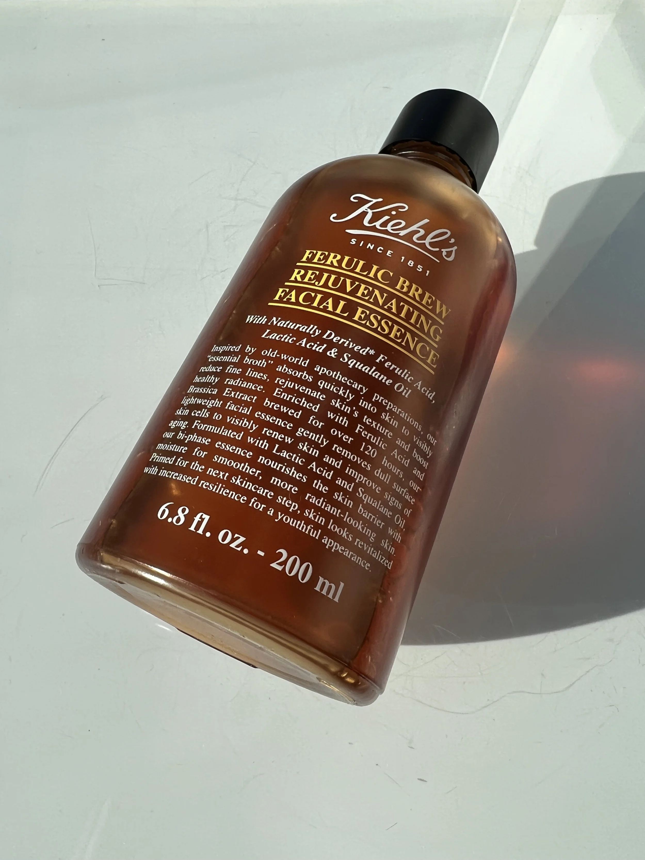 PRODUCT REVIEW: KIEHL'S FERULIC BREW FACIAL TREATMENT ESSENCE WITH LACTIC ACID – BEST EXFOLIATING TONER WITH LACTIC ACID, BEST BRIGHTENING TONER