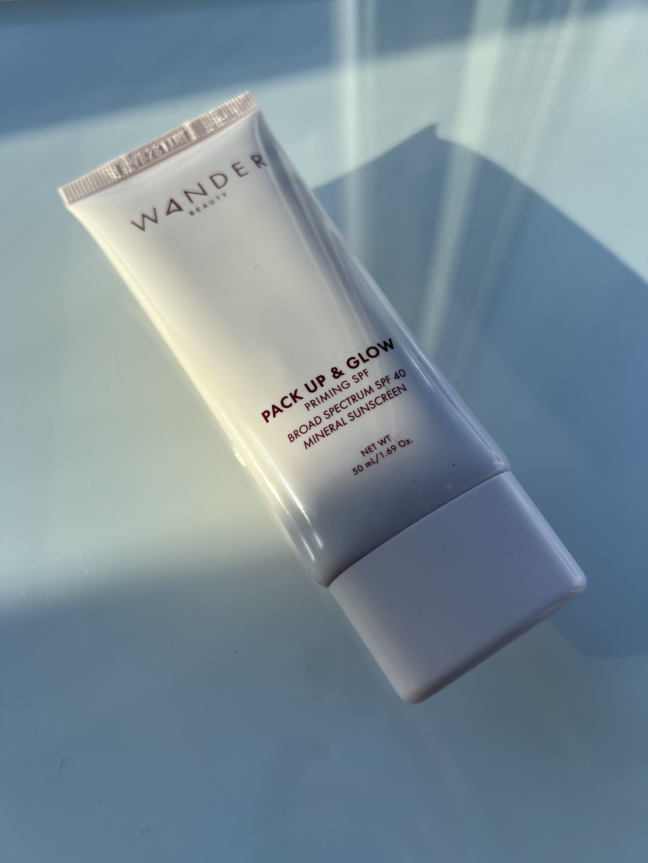 PRODUCT REVIEW: WANDER BEAUTY PACK UP & GLOW PRIMING SPF 40 MINERAL SUNSCREEN - BEST TINTED SUNSCREEN, BEST PRIMER WITH SPF