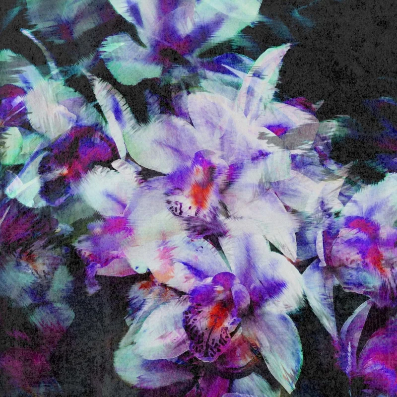 Inspired by the Orchid House at Kew Gardens: Distorted Orchids