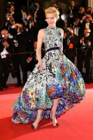 Cate Blanchette wears Mary Katrantzou at the 2018 Cannes Film Festival…